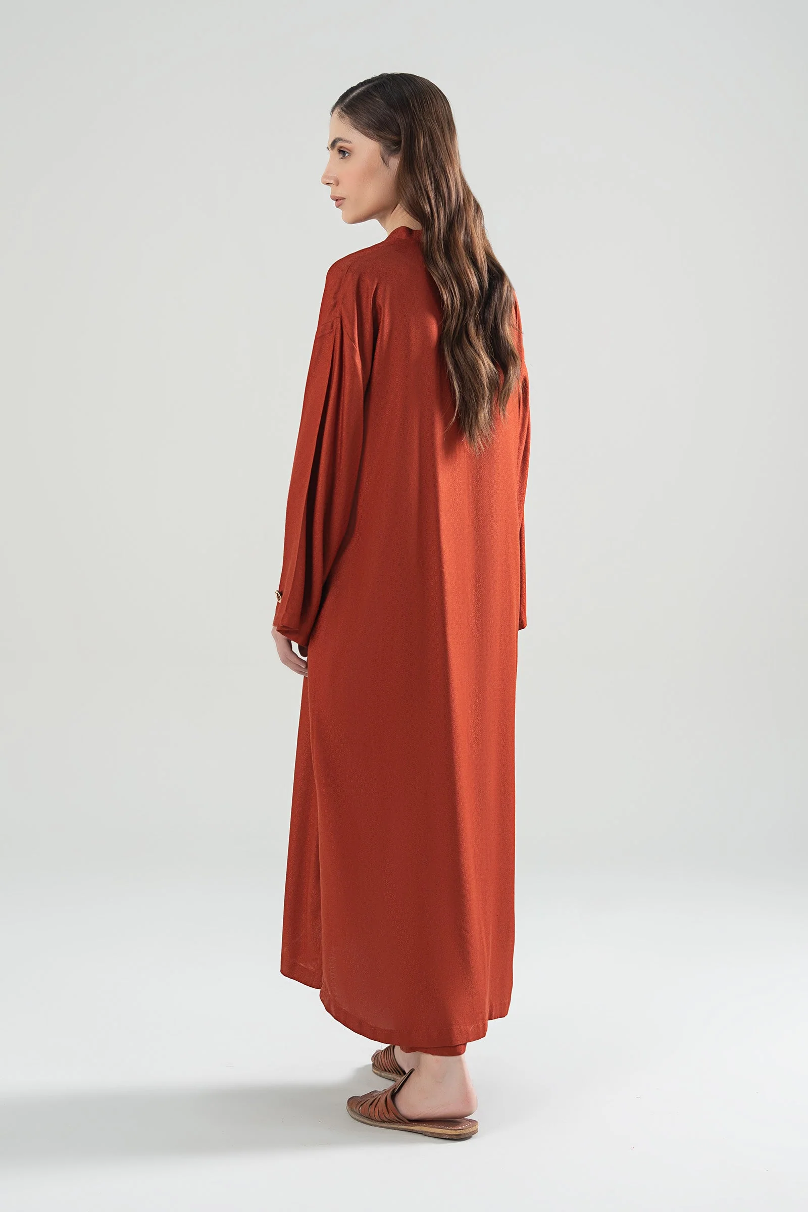 2 Pc Dyed Linen Suit - Image 5