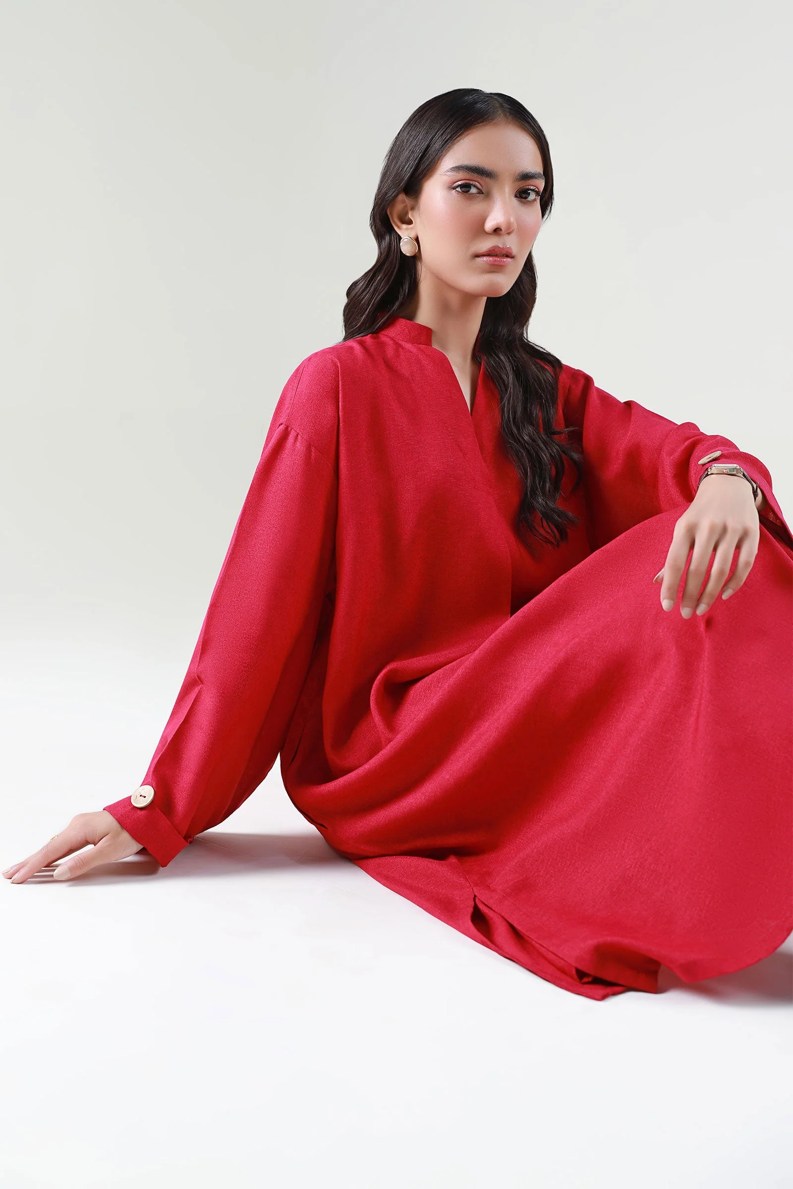 2 Pc Dyed Karandi Suit - Image 2