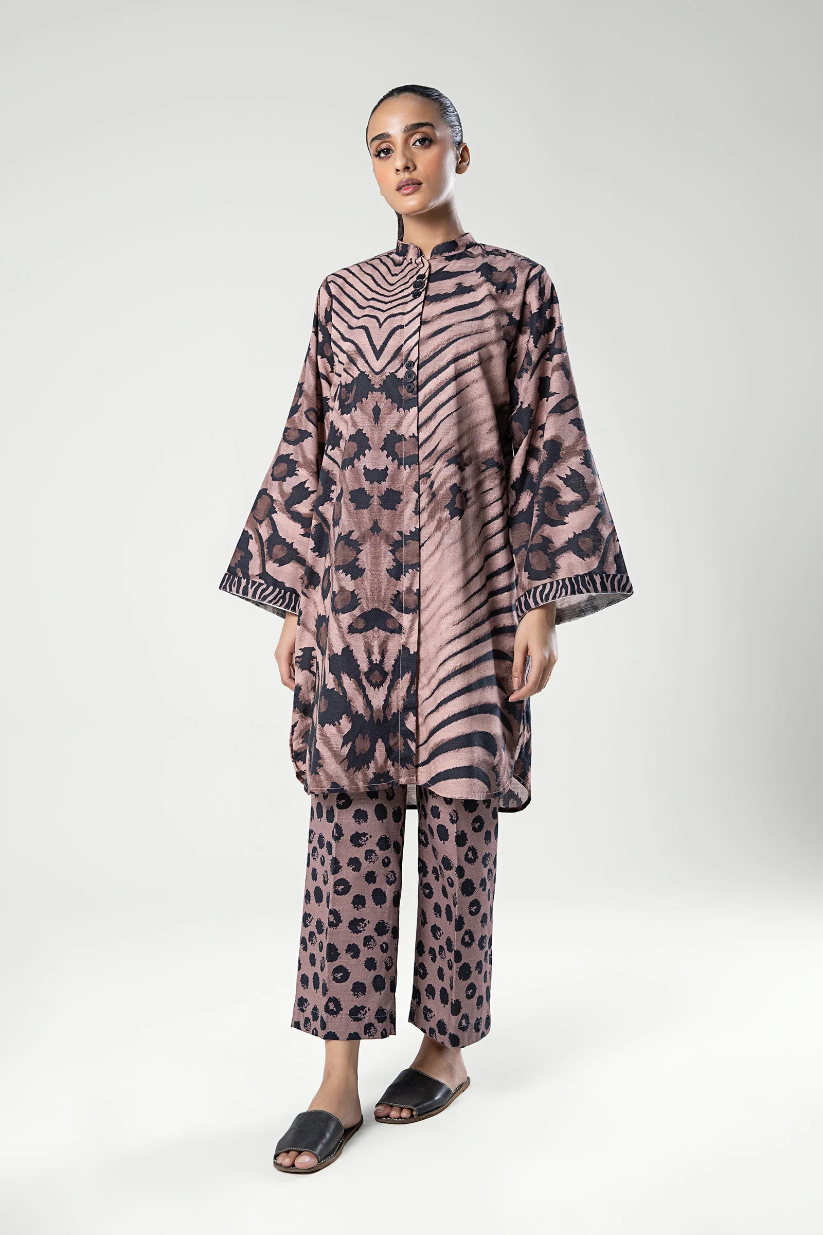 2 Pc Printed Khaddar Suit