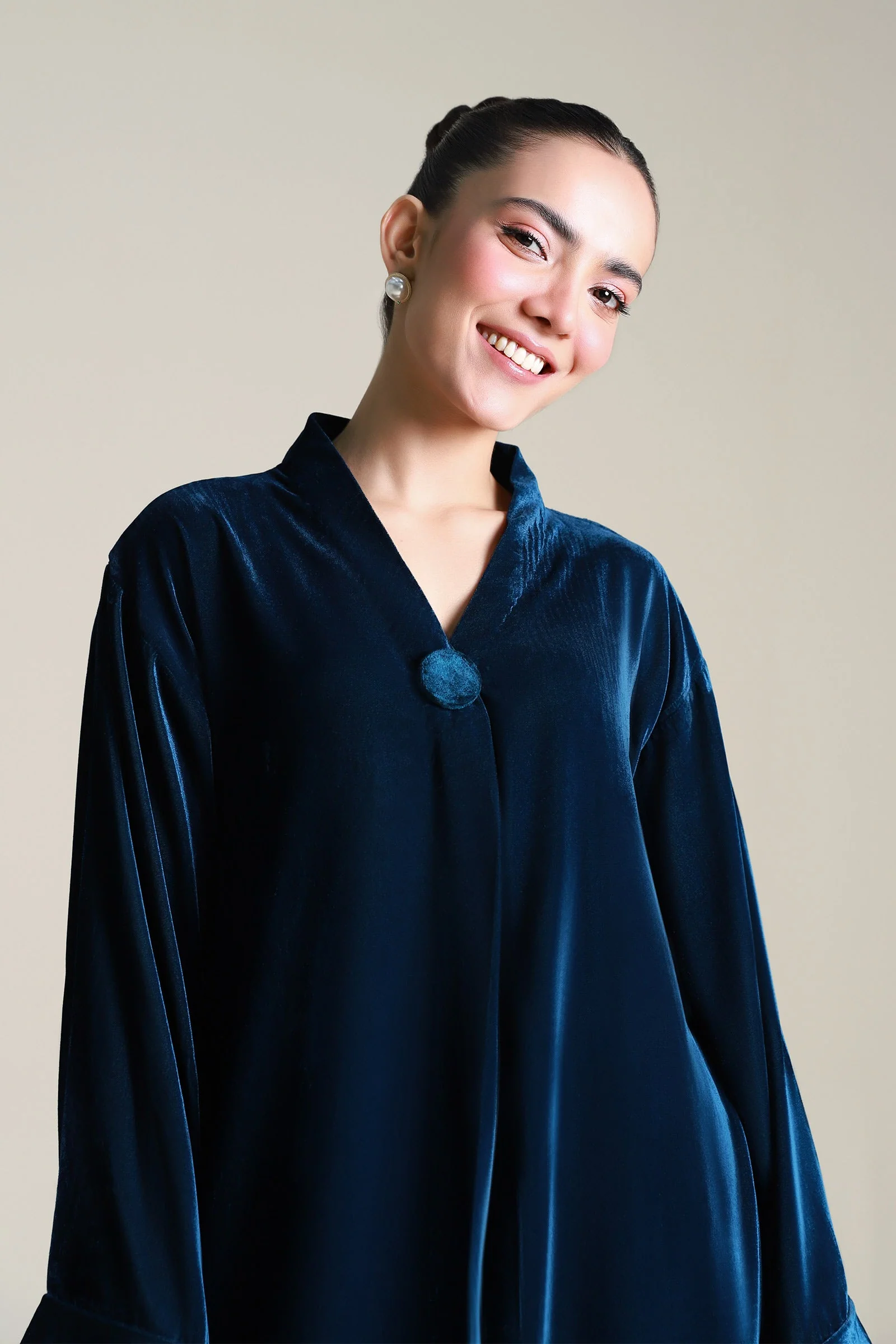 2 Pc Dyed Velvet Suit - Image 5
