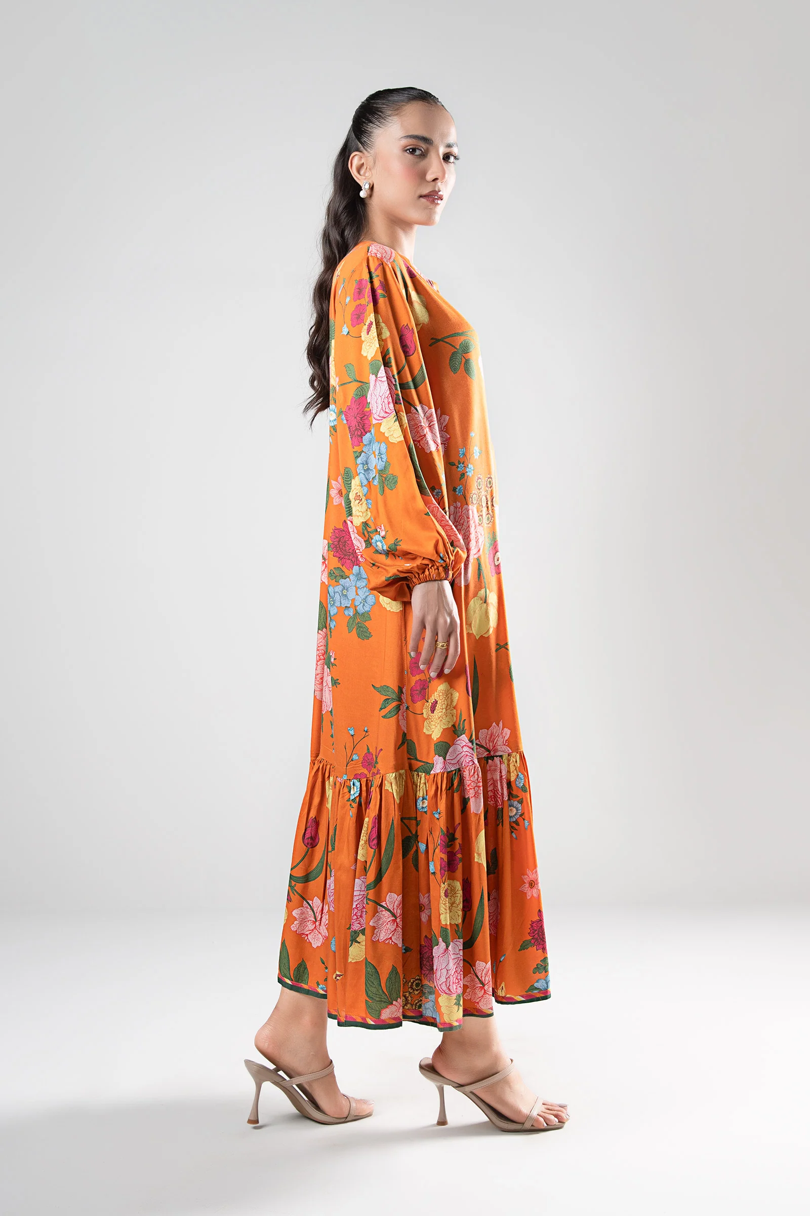 Printed Viscose Dress - Image 7