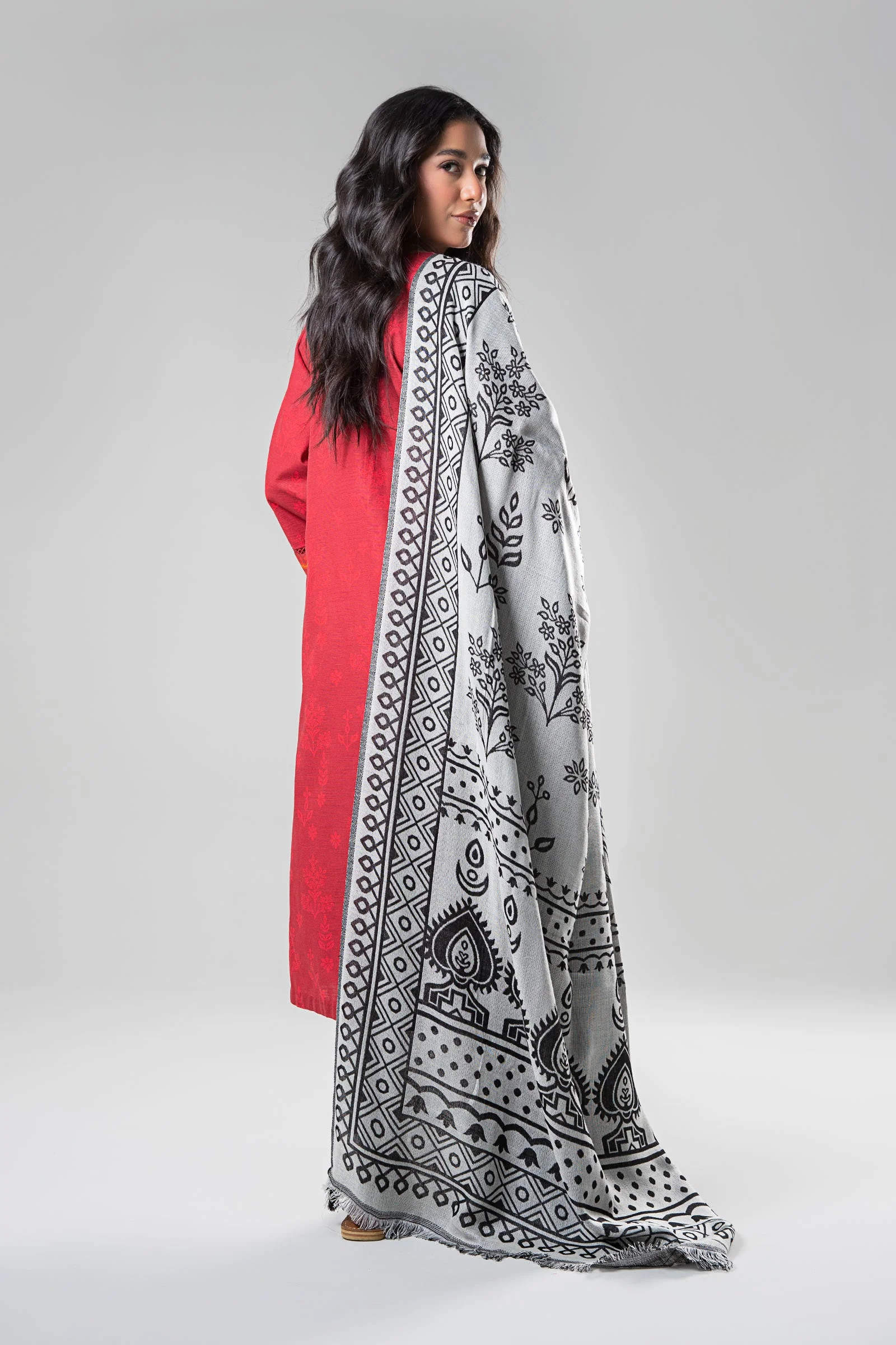 2 Pc Printed Linen Suit - Image 11