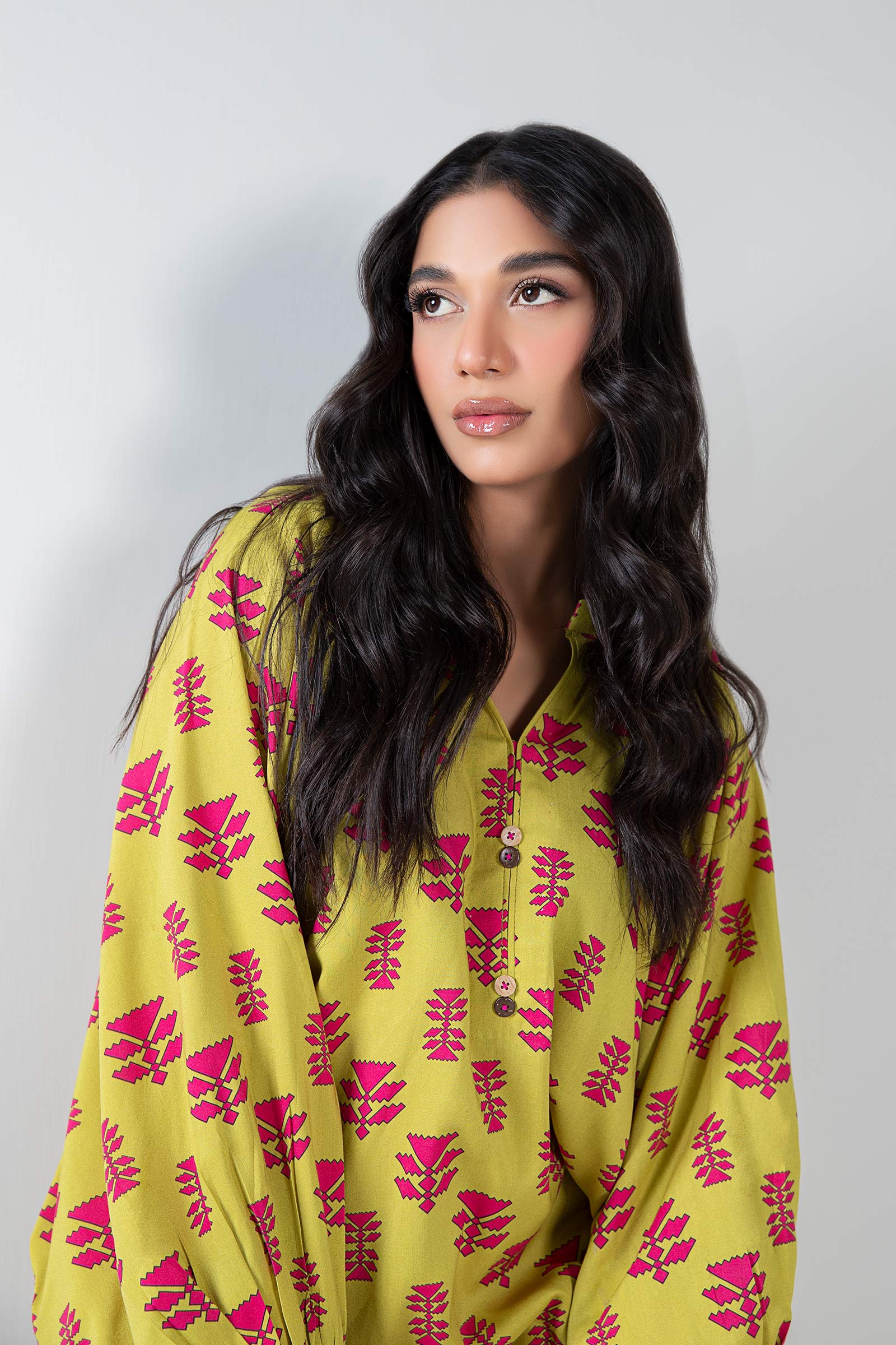 Printed Linen Tunic - Image 2