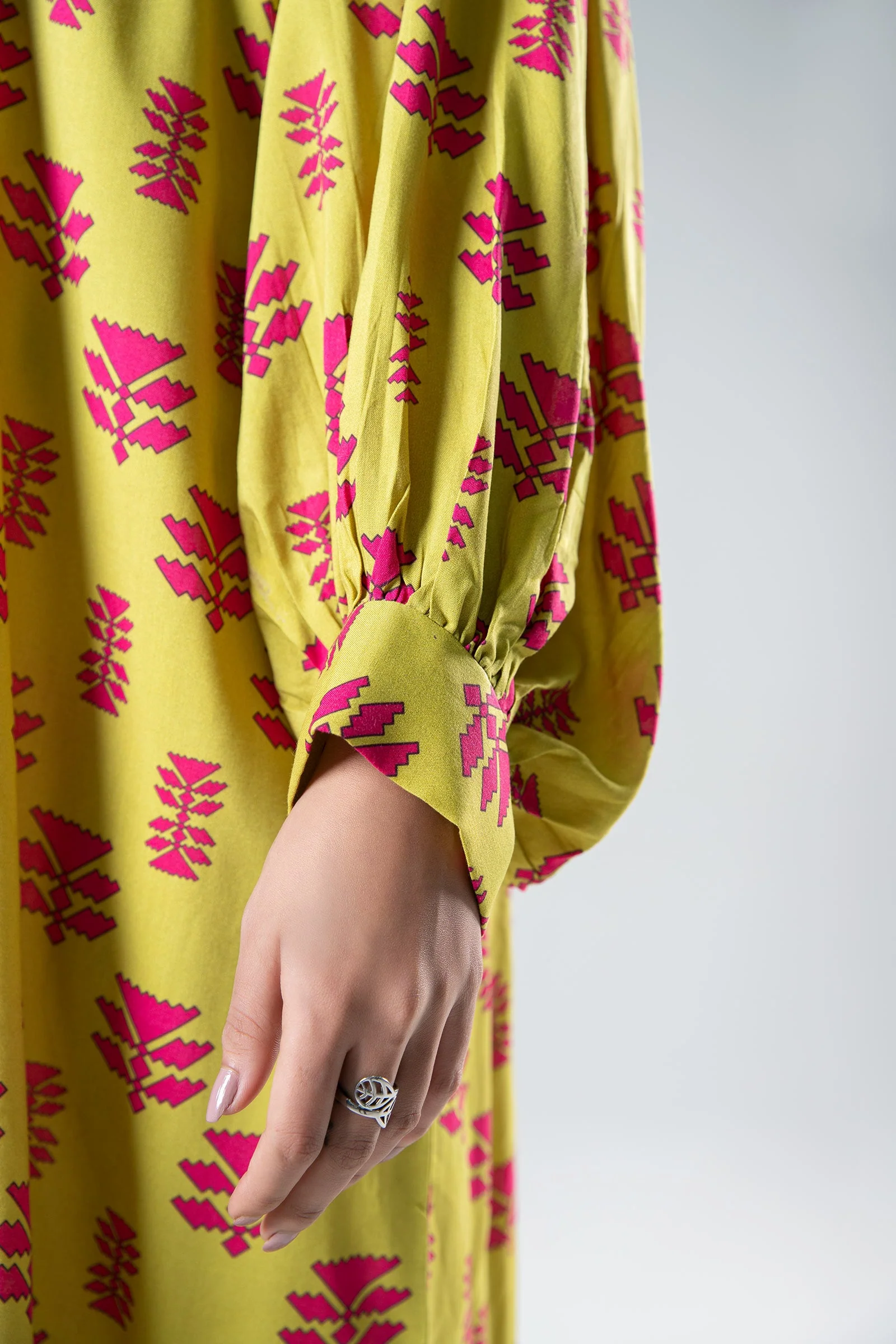 Printed Linen Tunic - Image 4