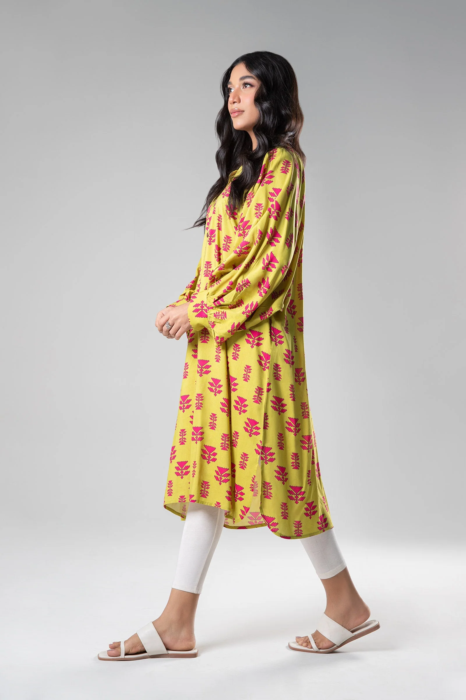 Printed Linen Tunic - Image 5