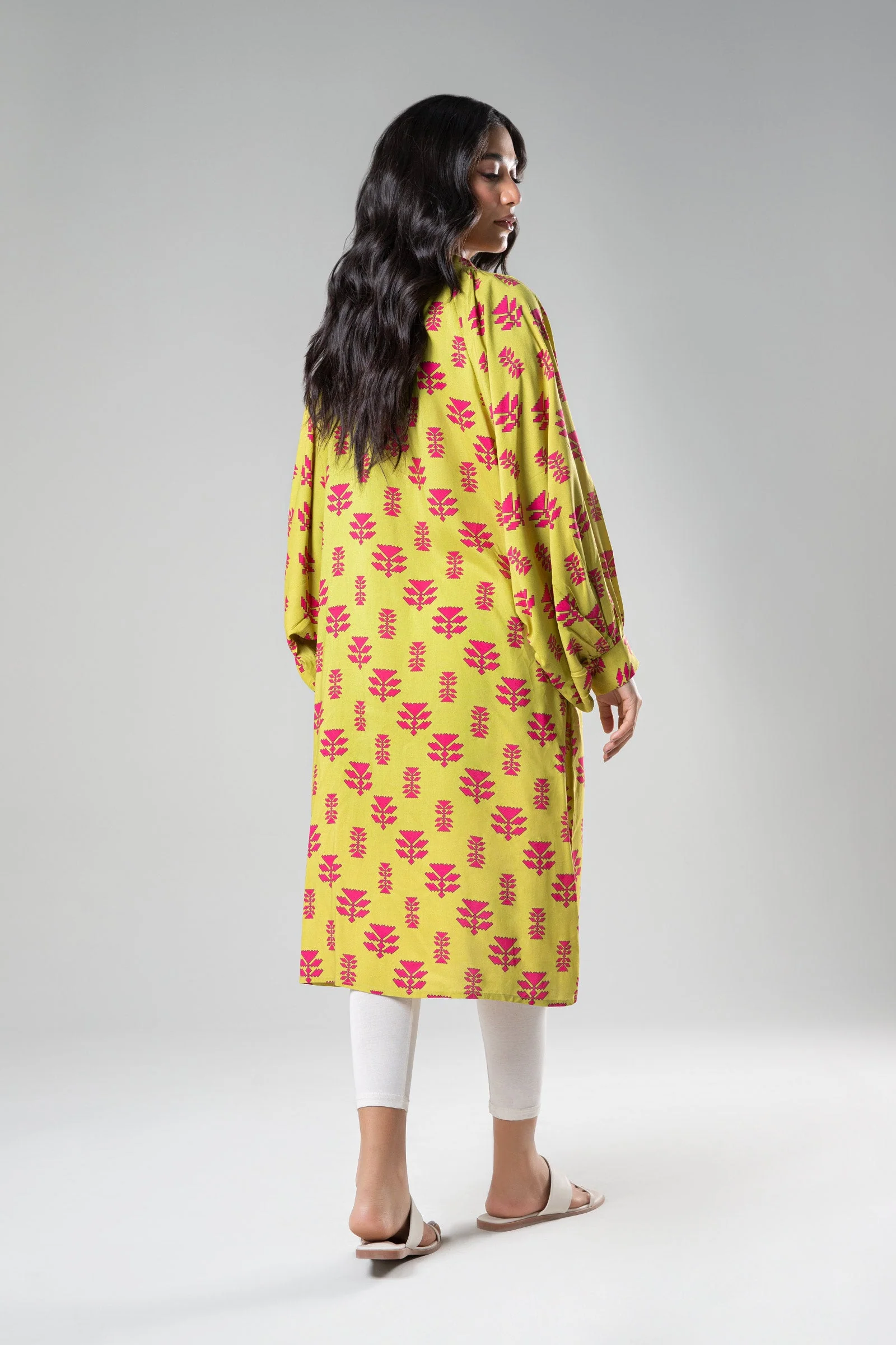 Printed Linen Tunic - Image 6
