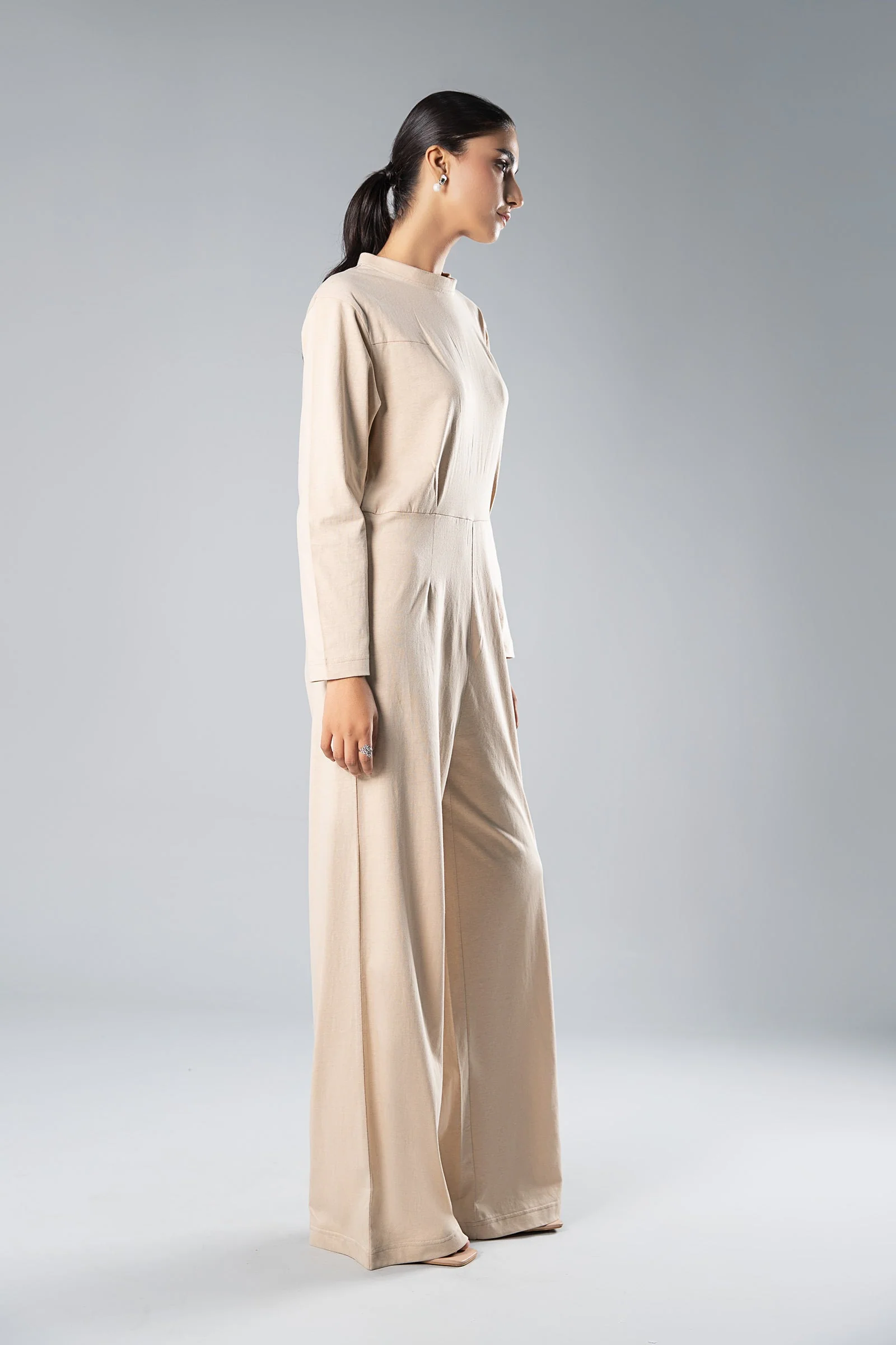 Solid Jersey Jumpsuit - Image 4