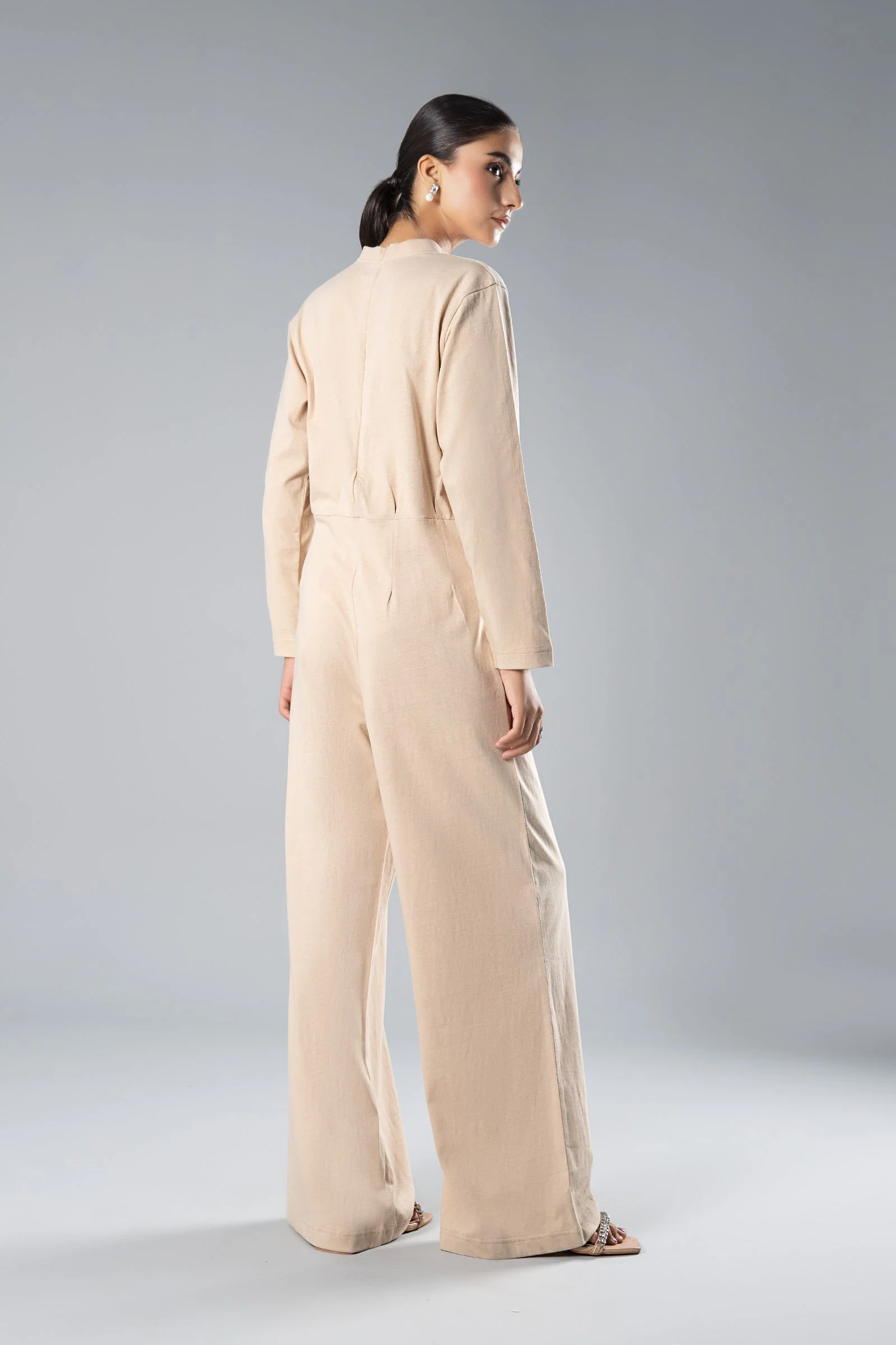 Solid Jersey Jumpsuit - Image 5
