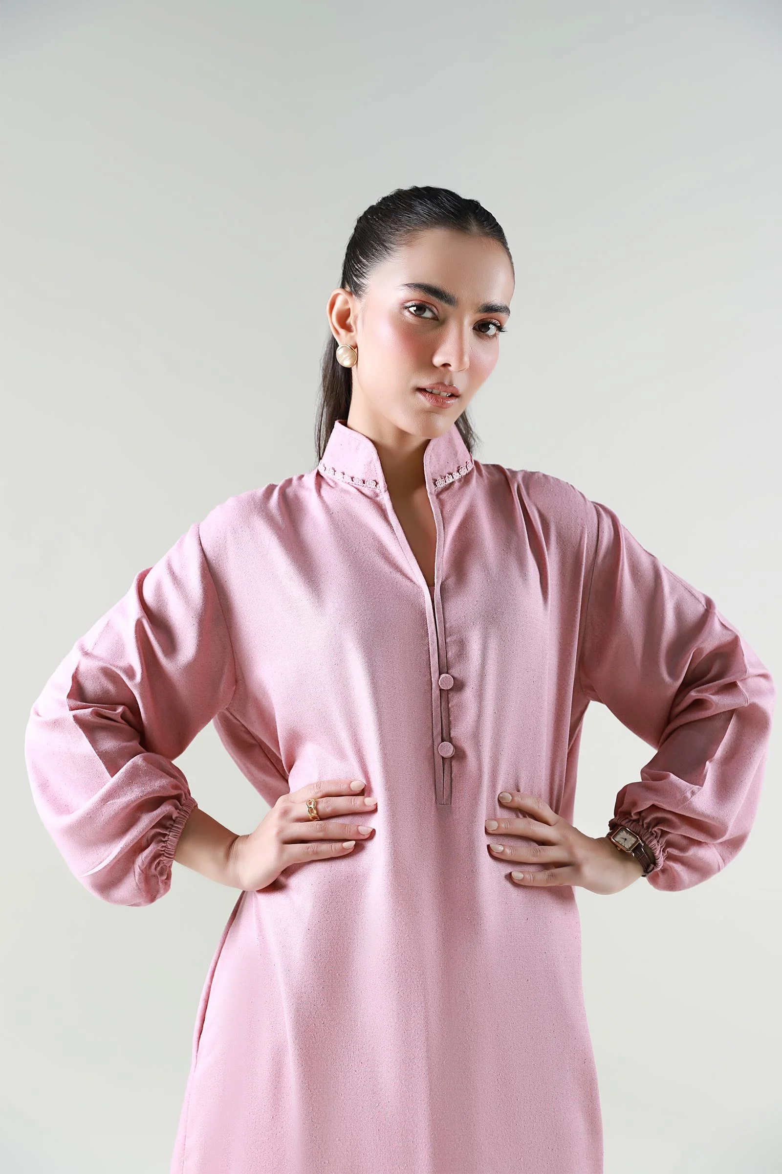 Dyed Rib Karandi Shirt - Image 3