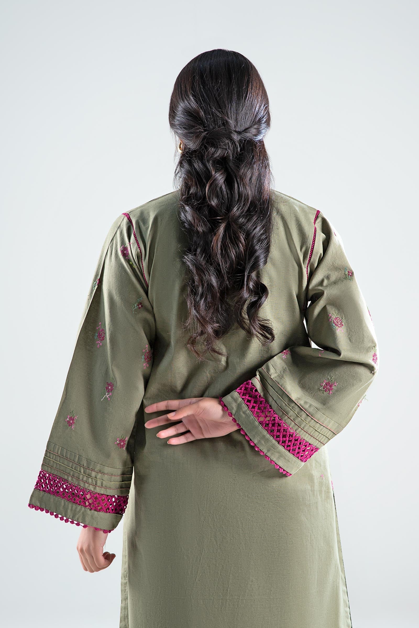 Embroidered Textured Shirt - Image 5