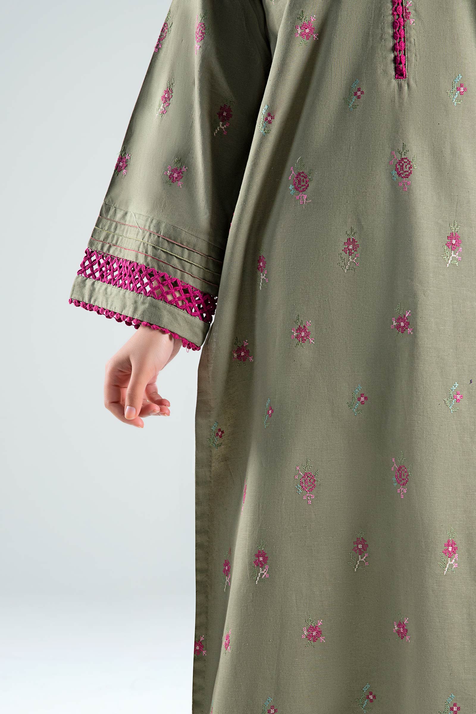 Embroidered Textured Shirt - Image 6