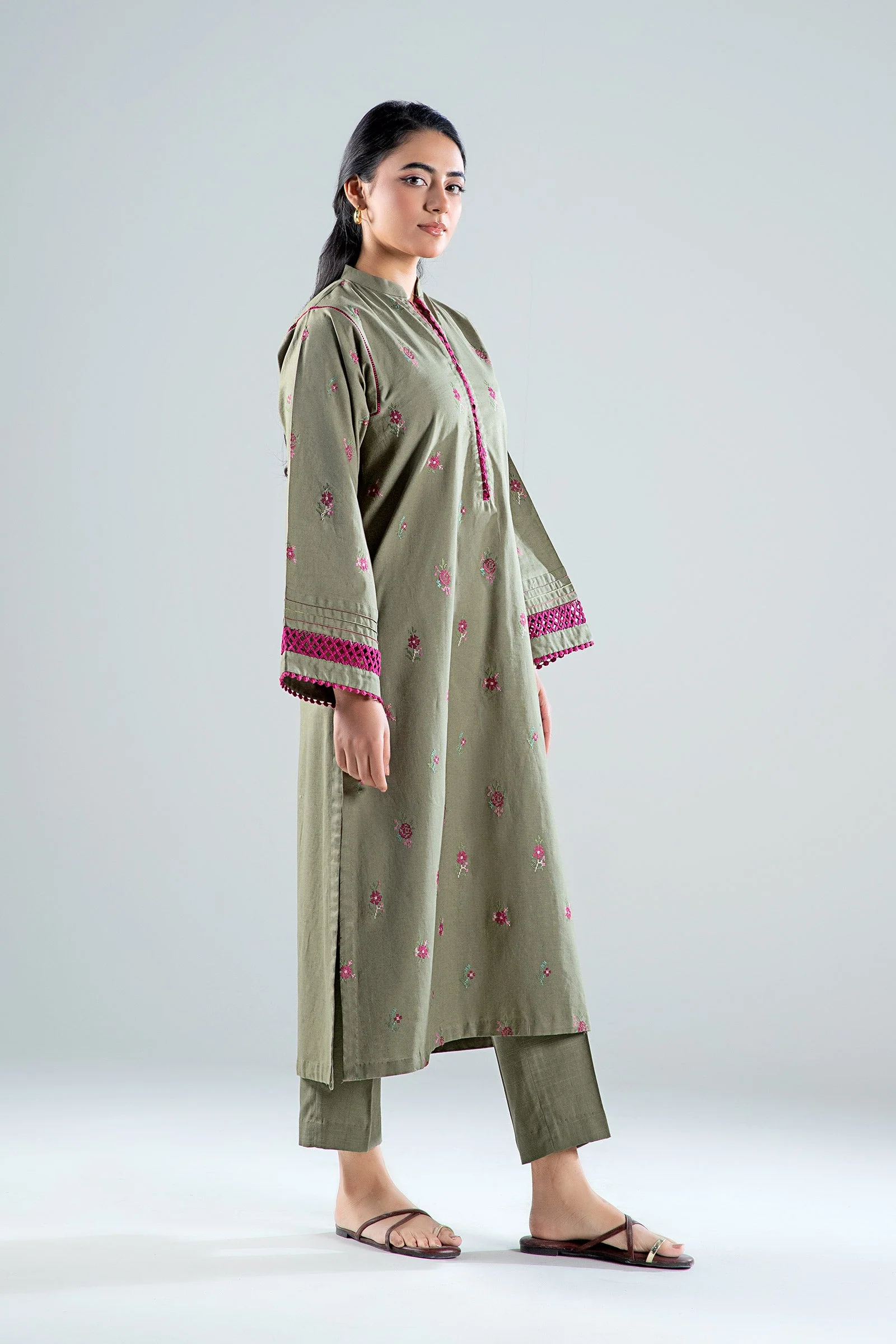 Embroidered Textured Shirt - Image 7