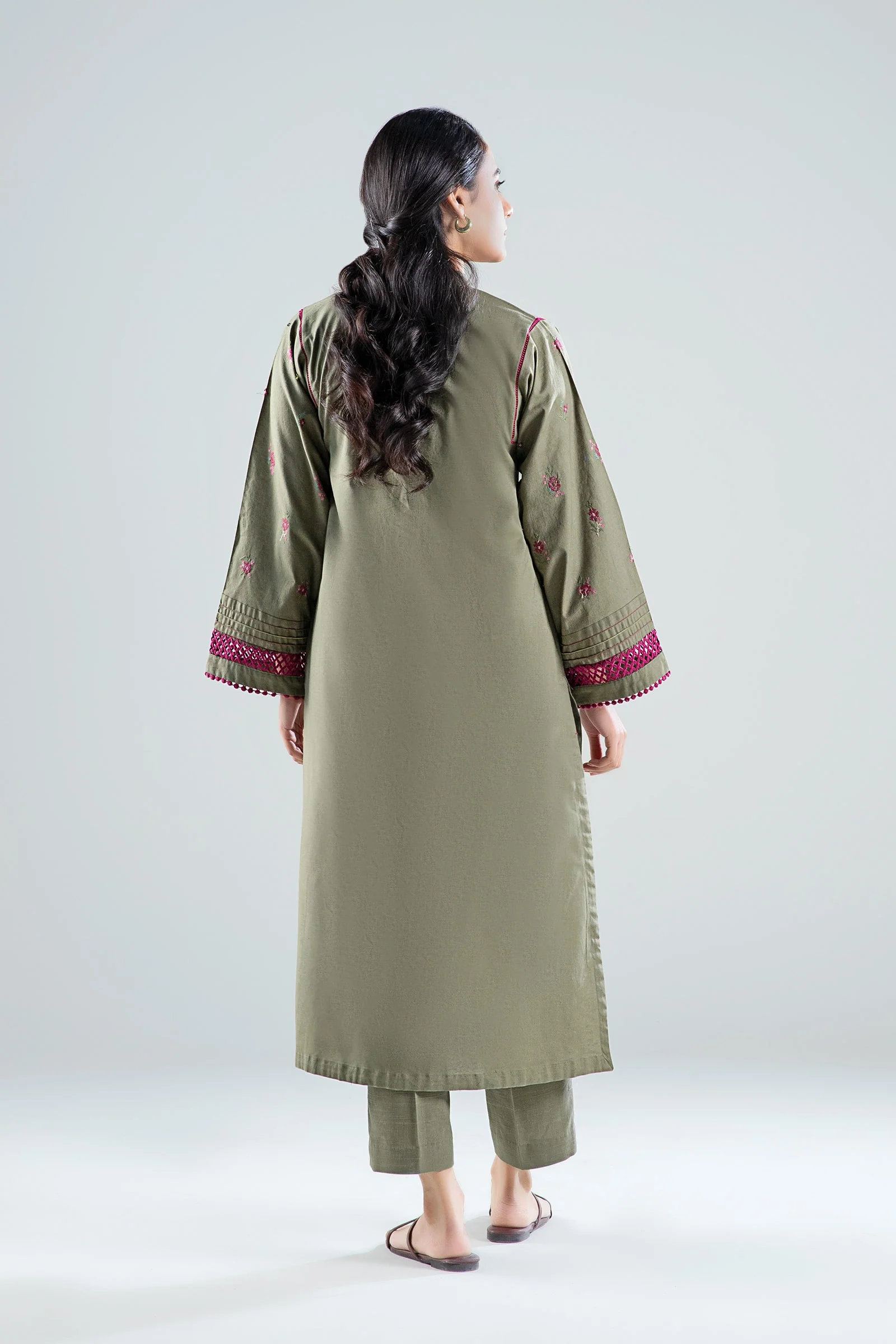 Embroidered Textured Shirt - Image 8