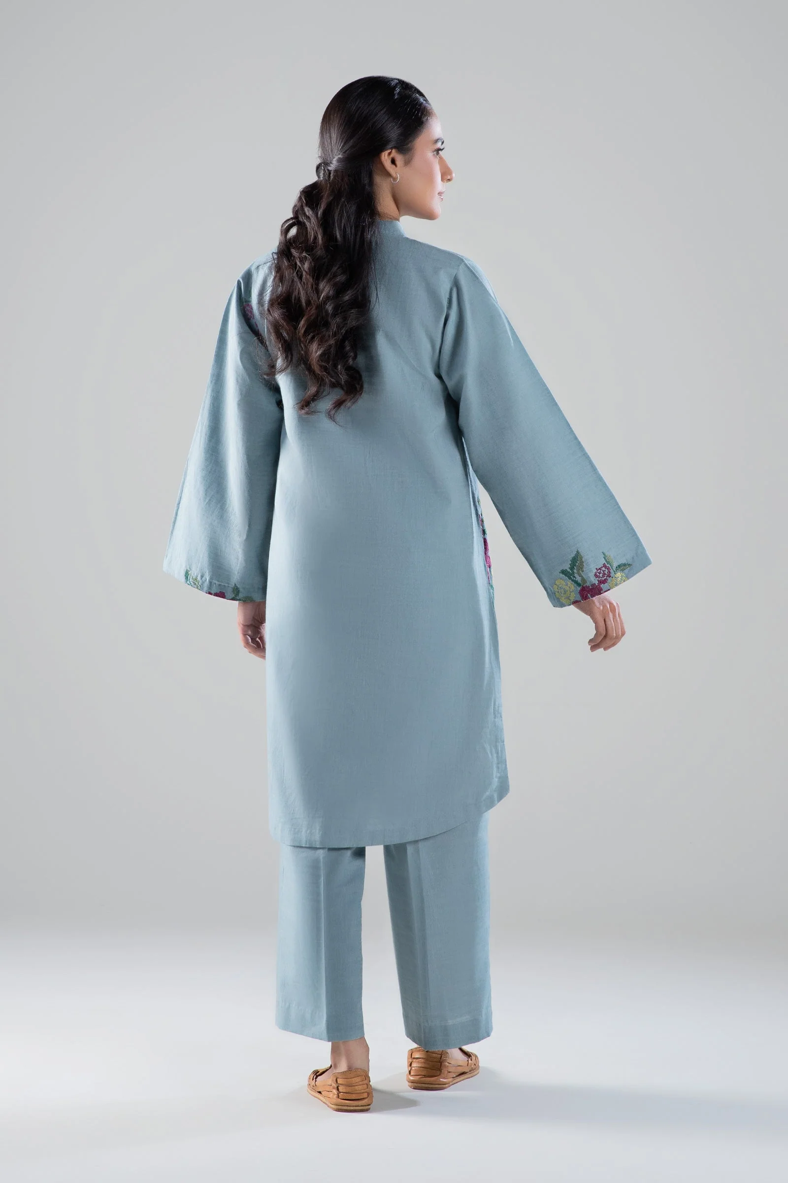 Embroidered Textured Shirt - Image 5