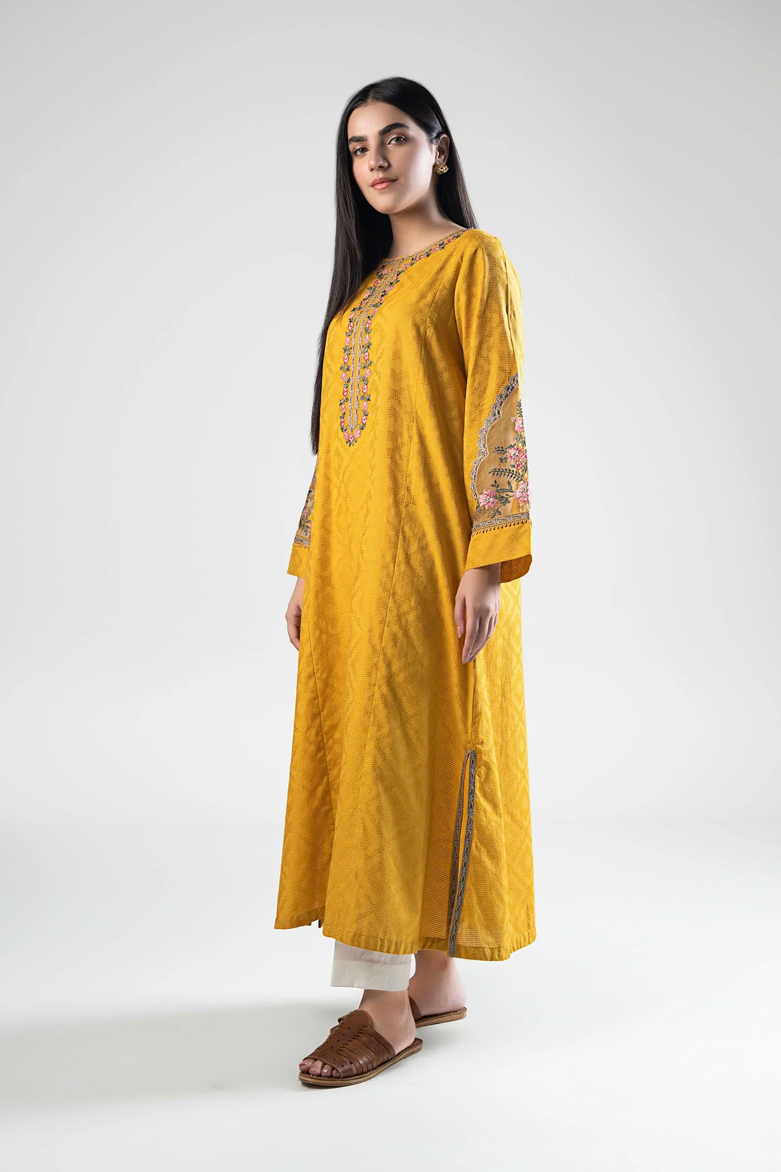 Embroidered Textured Shirt - Image 3