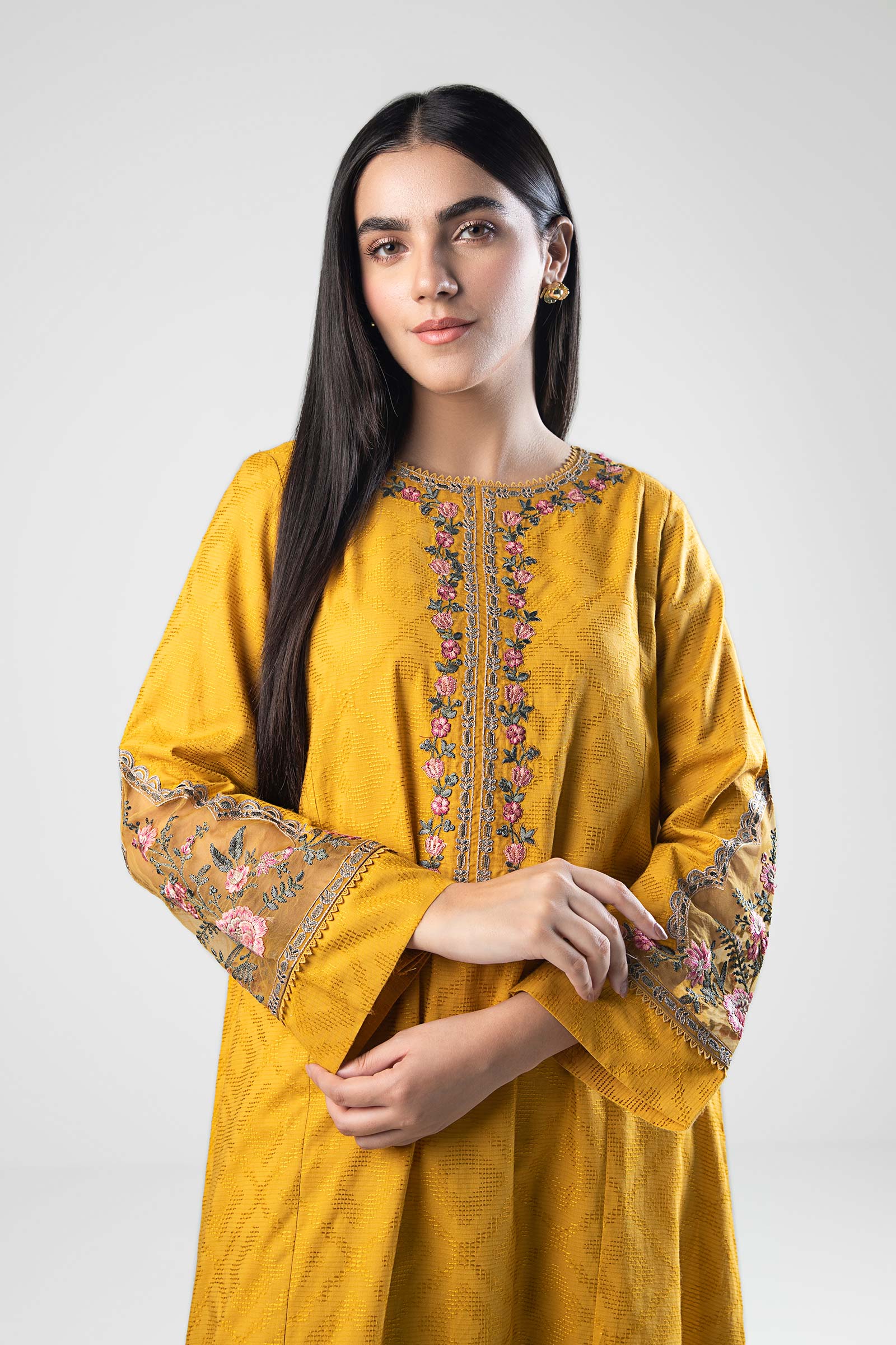 Embroidered Textured Shirt - Image 9