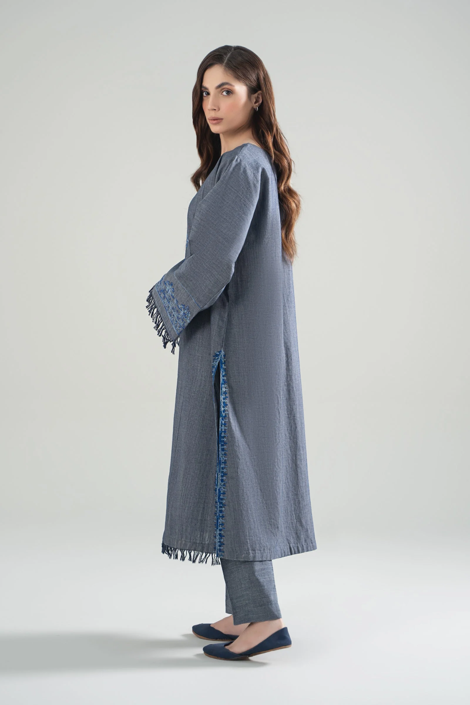 Embroidered Yarn Dyed Shirt - Image 6