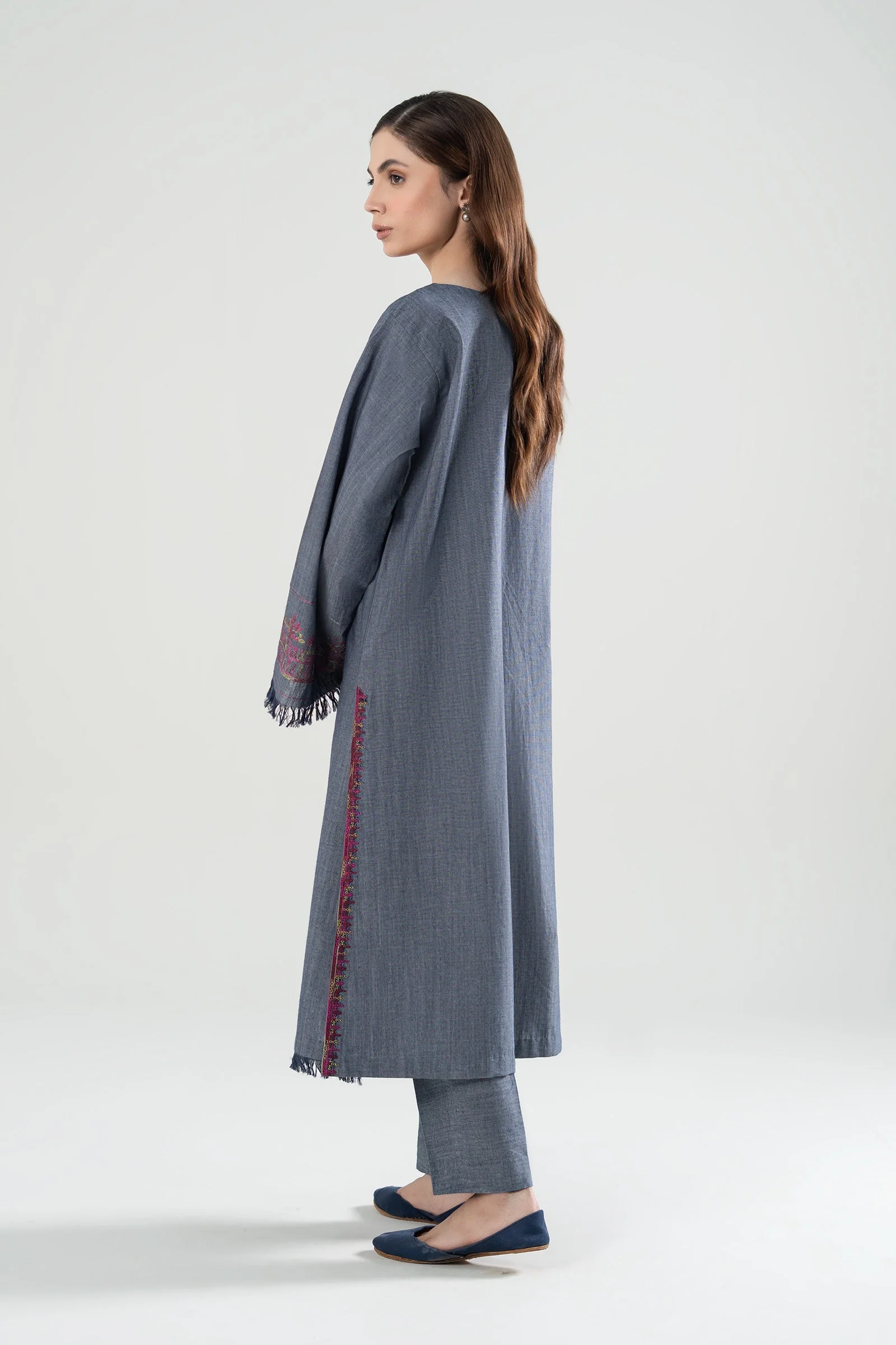 Embroidered Yarn Dyed Shirt - Image 5