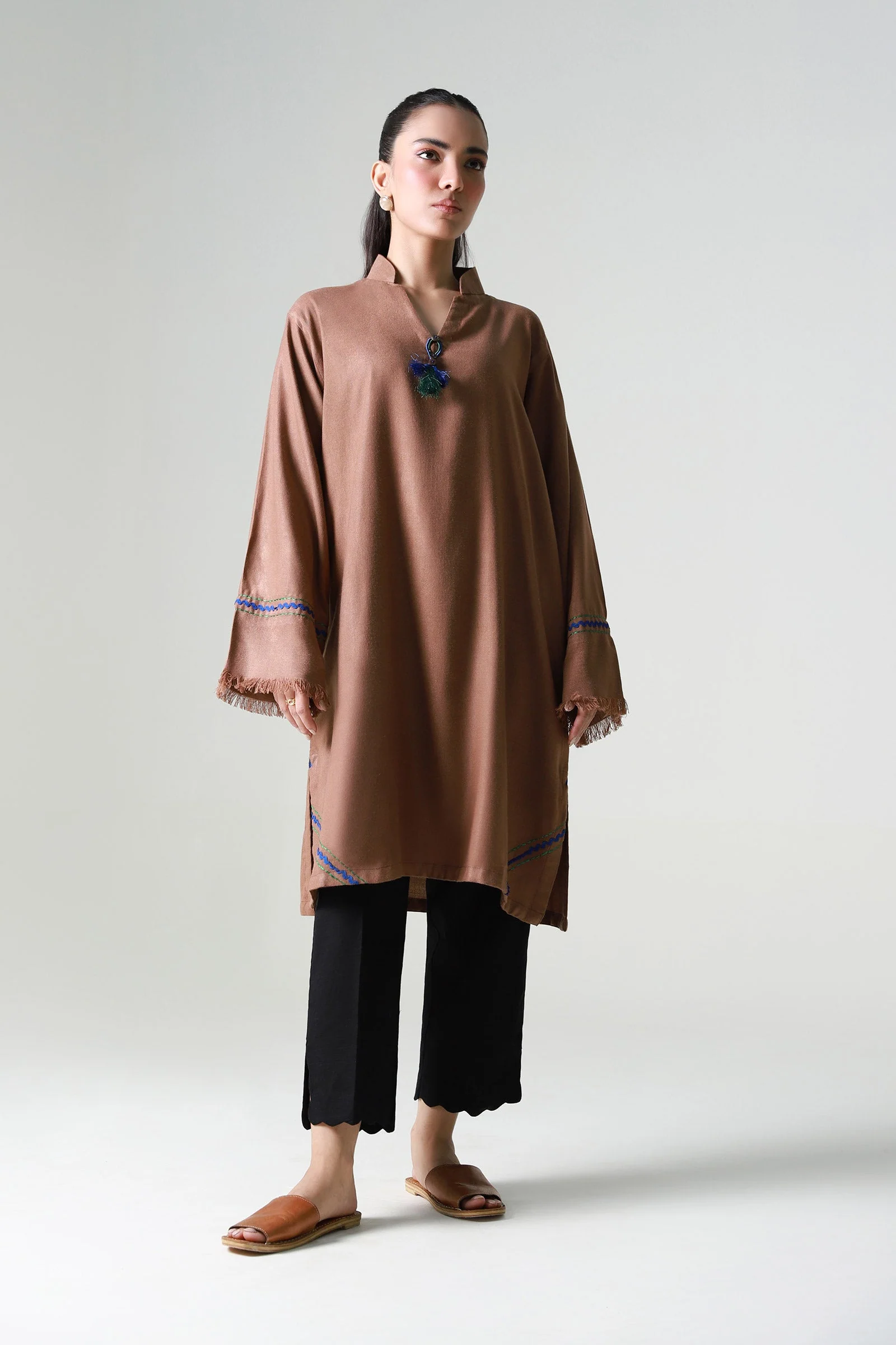 Dyed Wool Shirt - Image 2