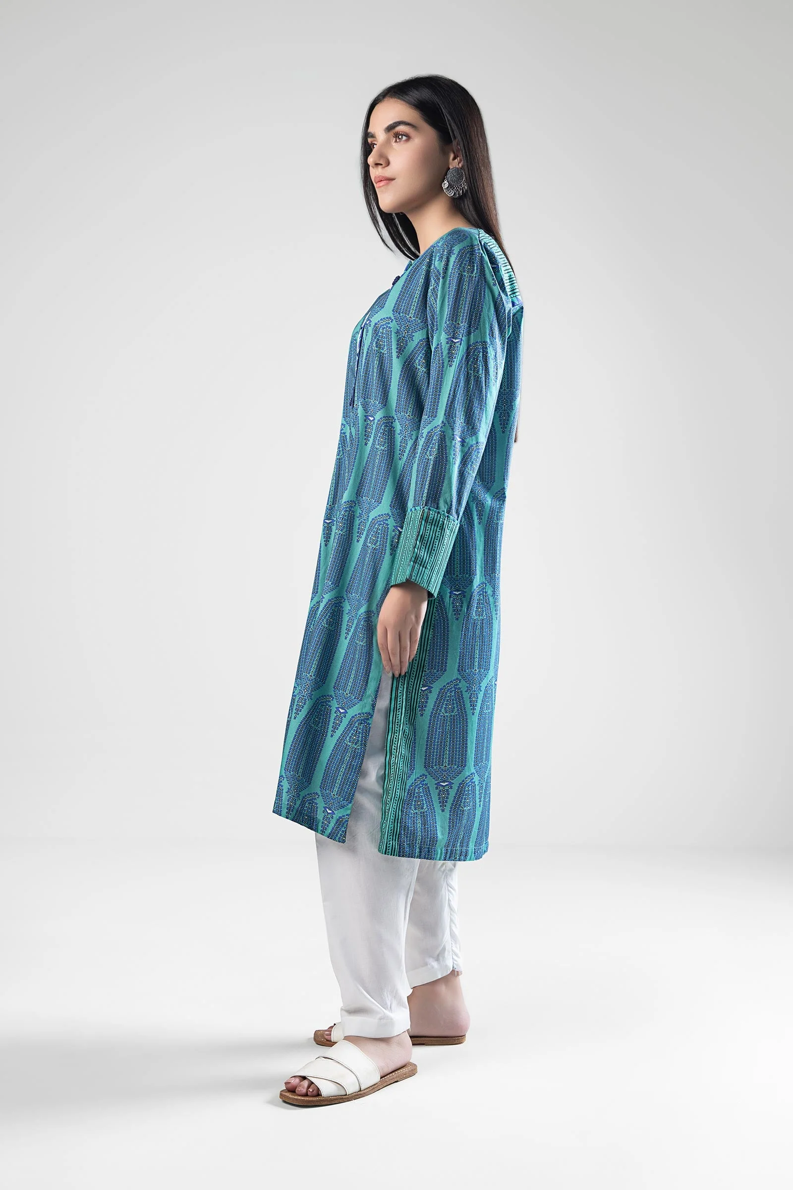 Printed Cambric Shirt - Image 6