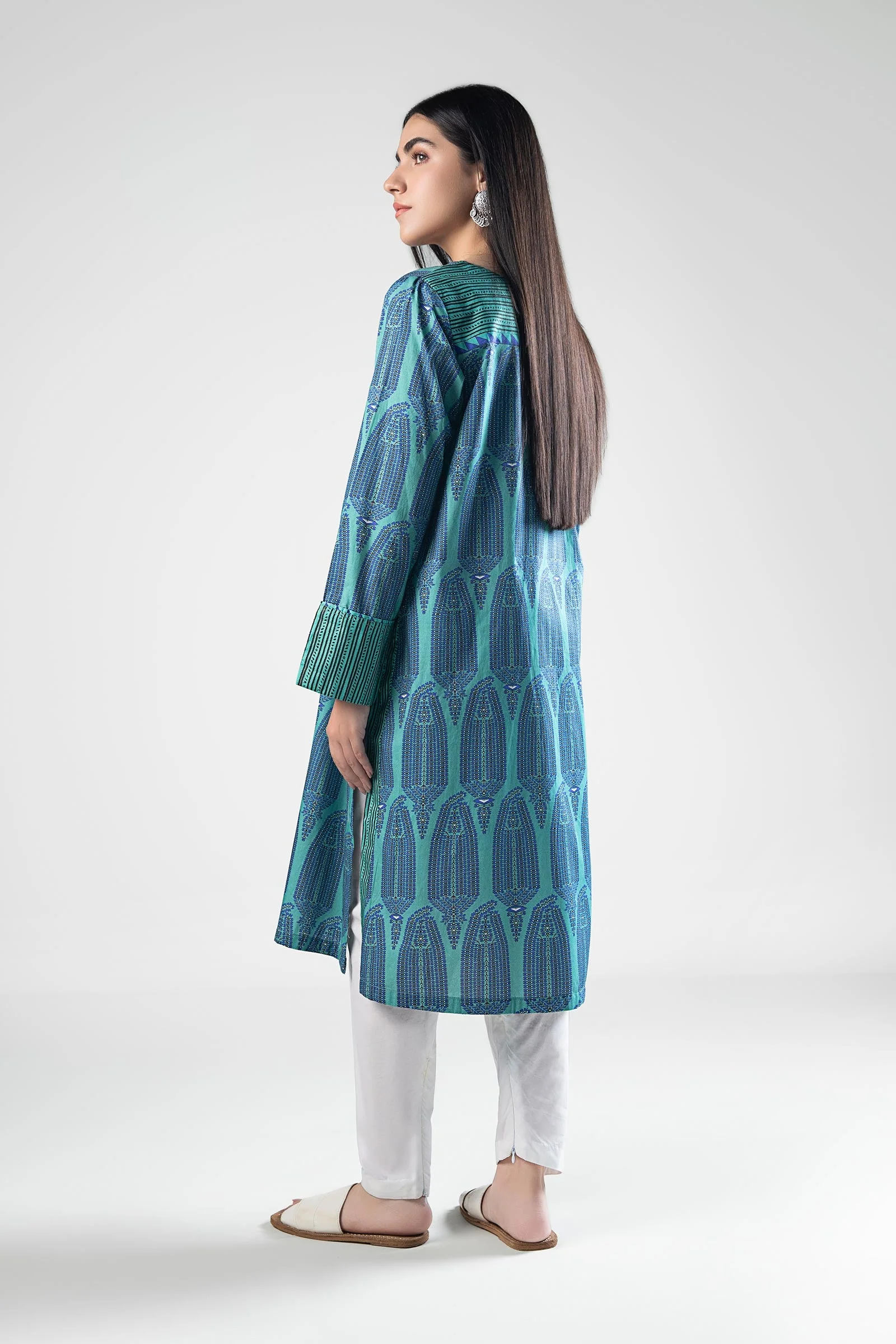 Printed Cambric Shirt - Image 8