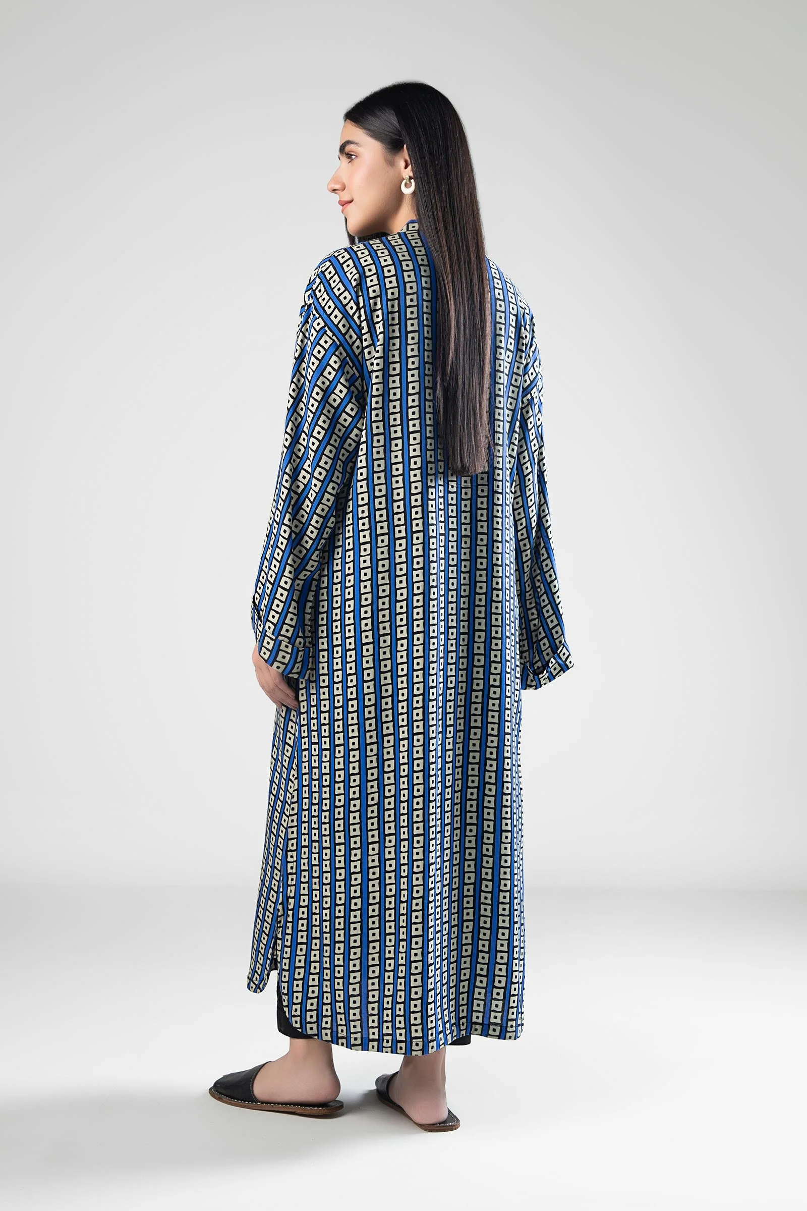 Printed Linen Shirt - Image 6