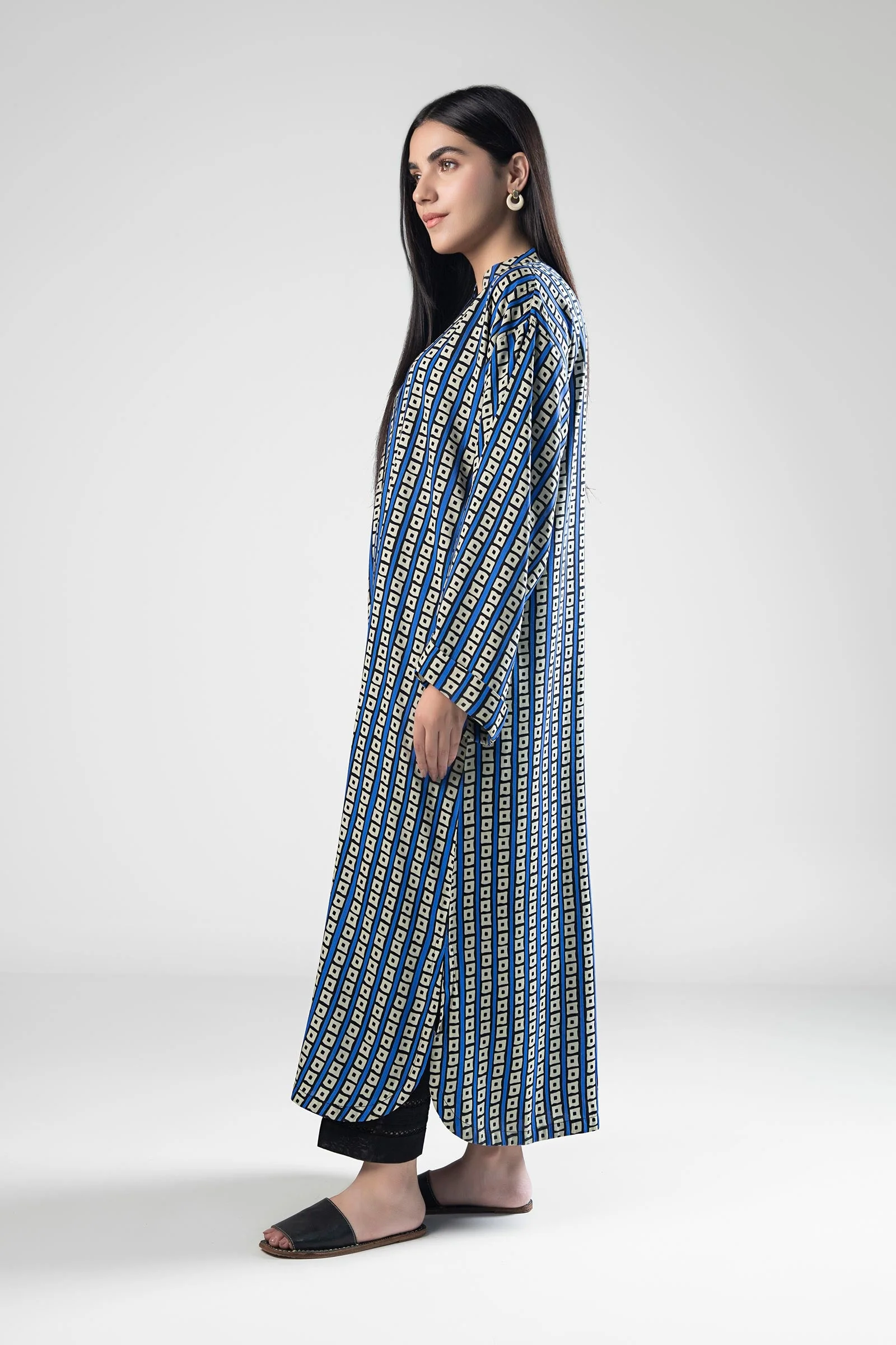 Printed Linen Shirt - Image 7