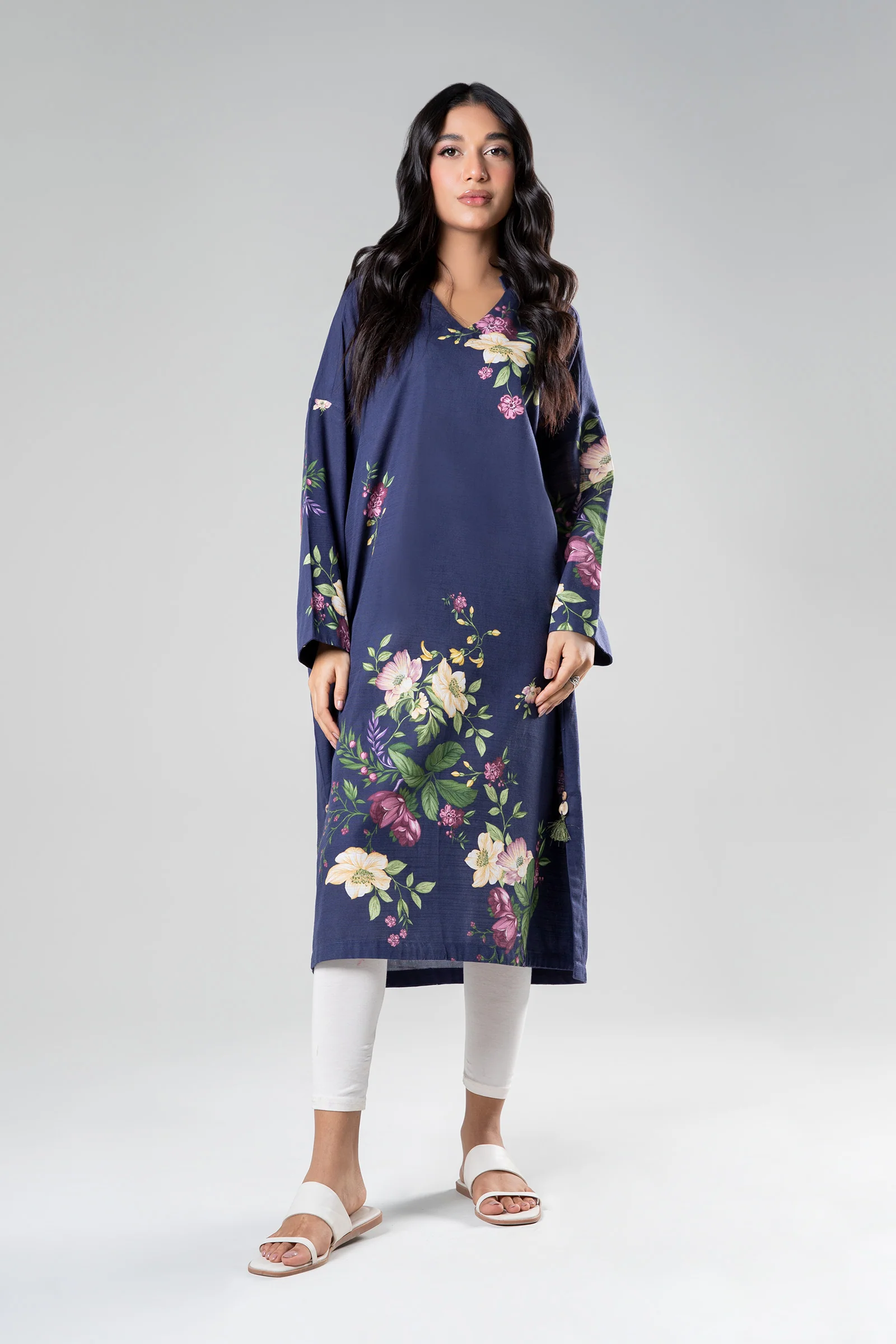 Printed Khaddar Tunic