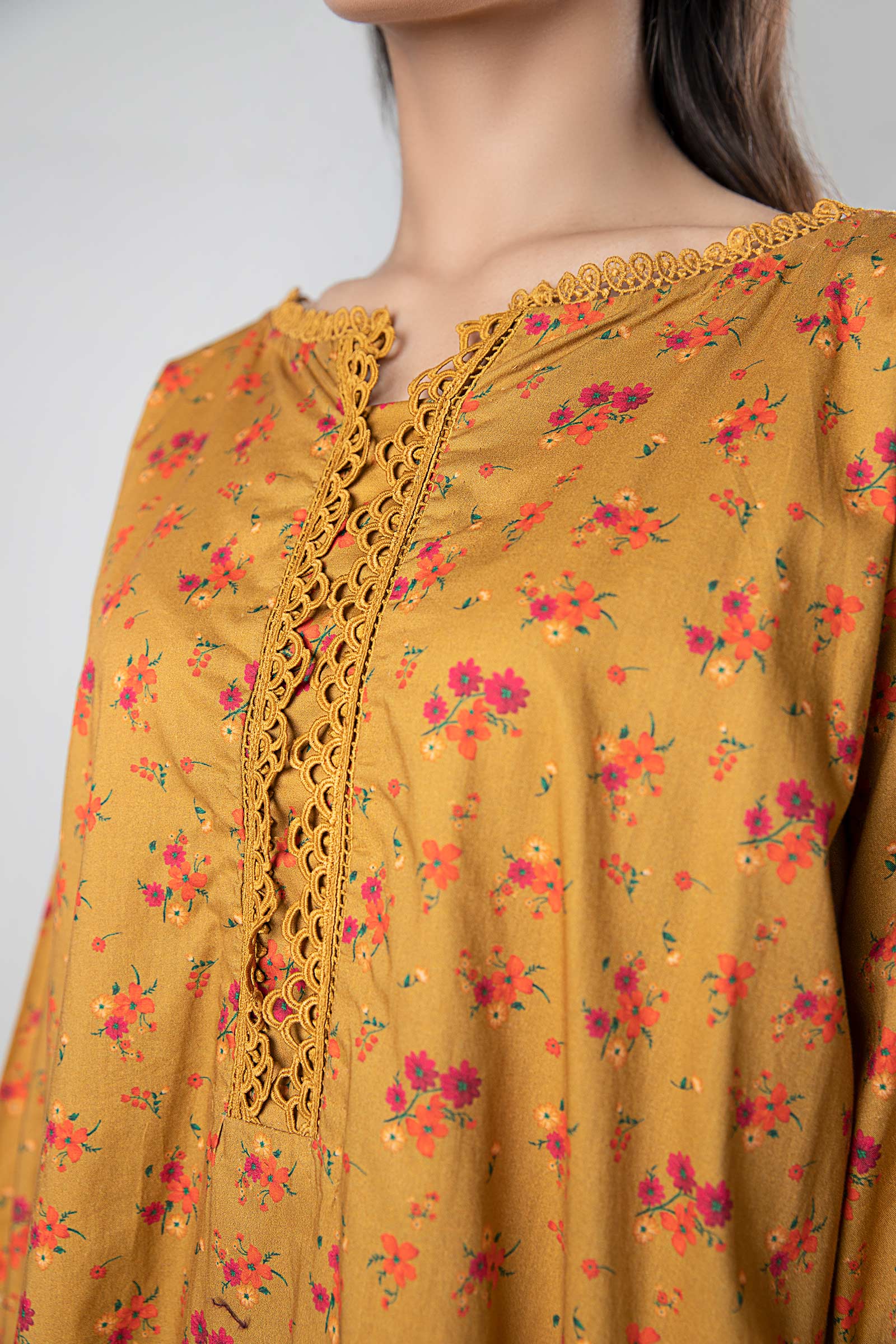 2 Pc Printed Cambric Suit - Image 3