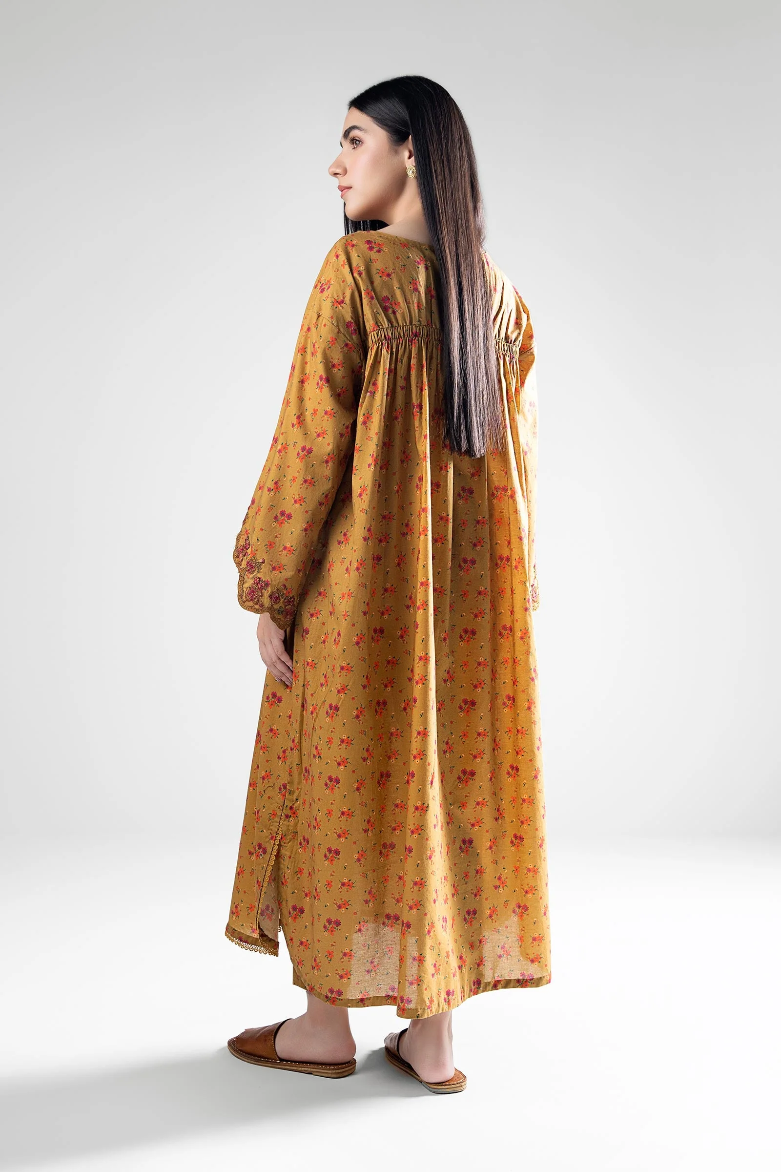 2 Pc Printed Cambric Suit - Image 7