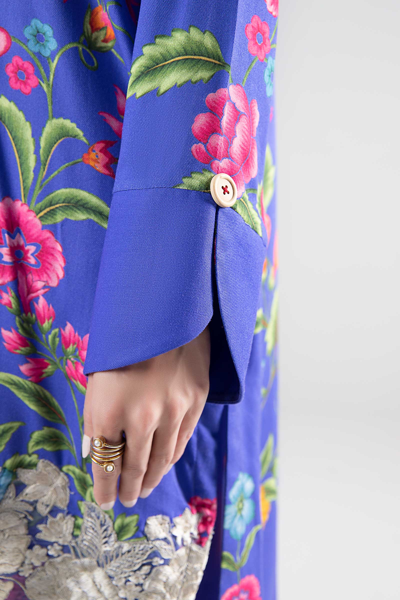2 Pc Printed Cambric Suit - Image 4