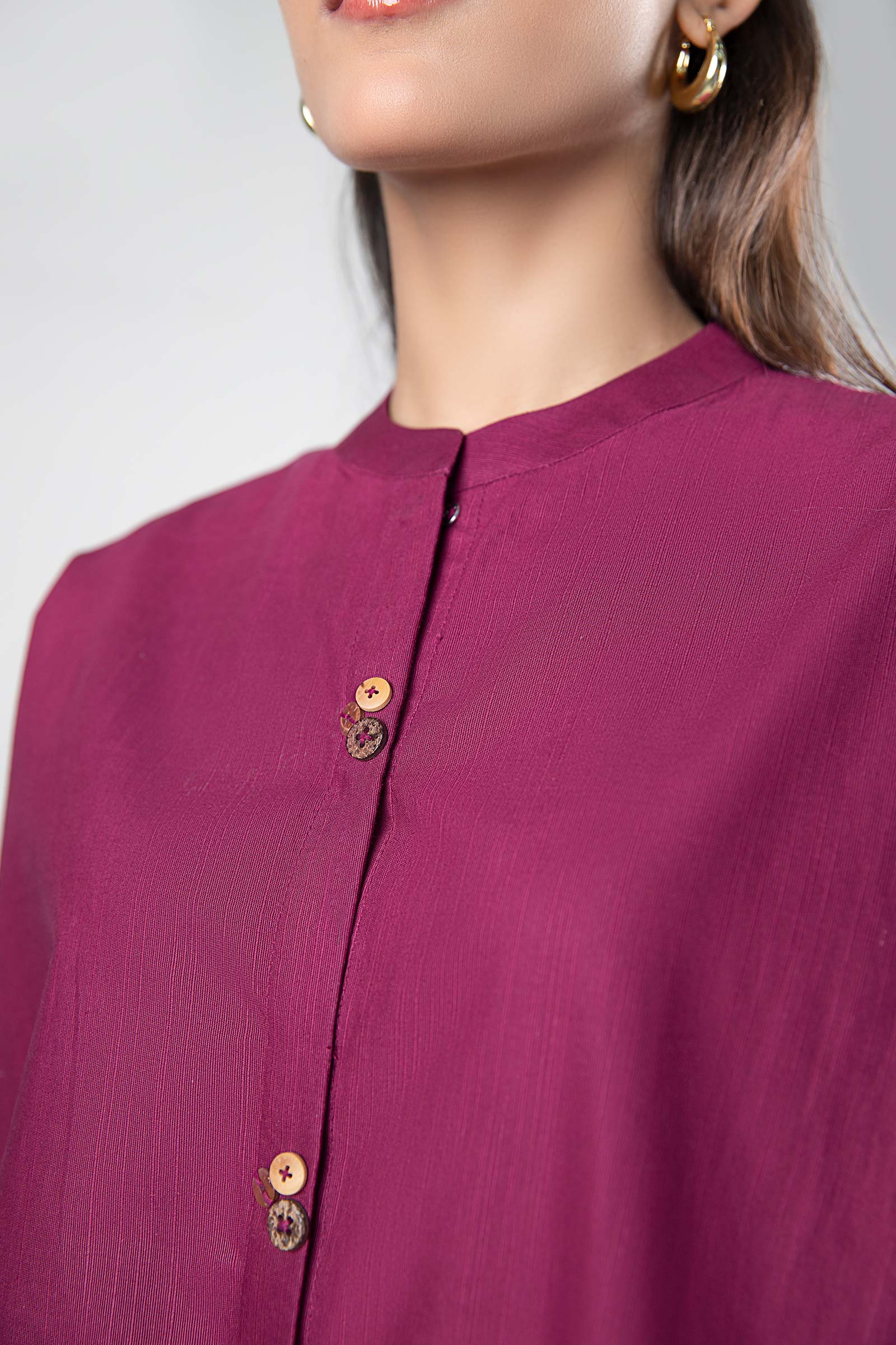 2 Pc Dyed Khaddar Suit - Image 3