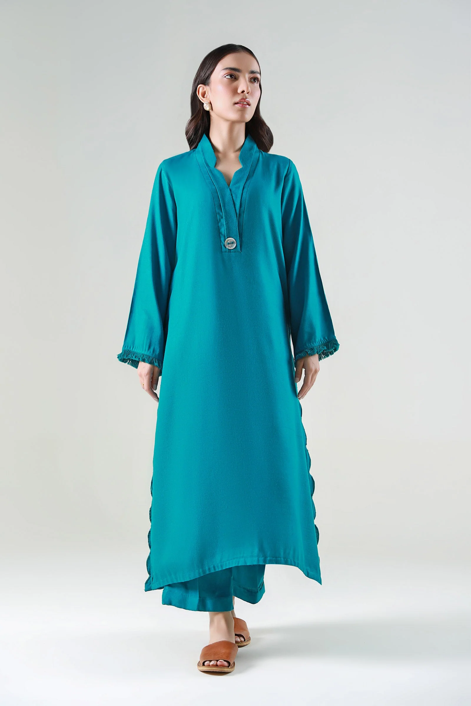 2 Pc Dyed Wool Suit - Image 2