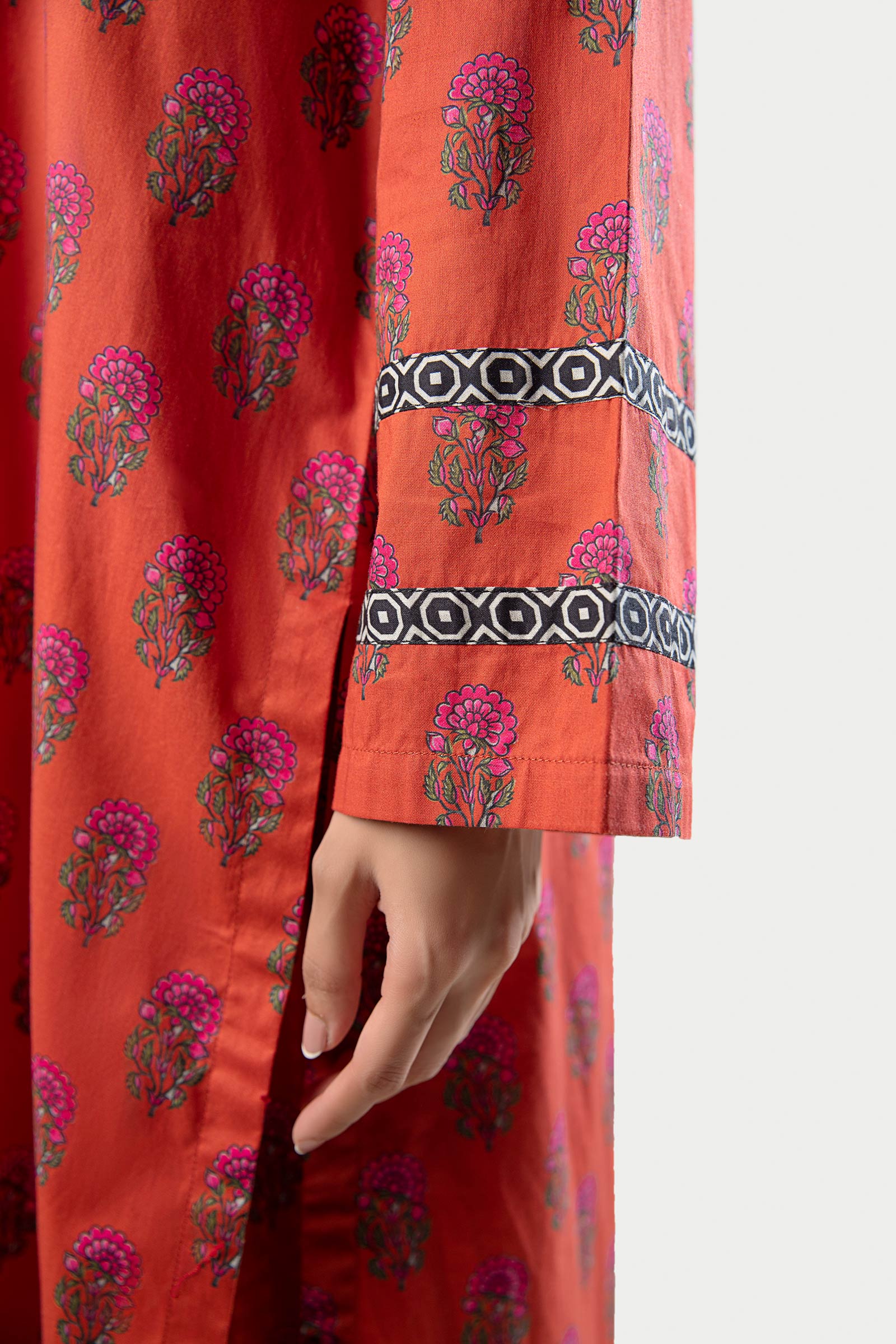 2 Pc Printed Cambric Suit - Image 3