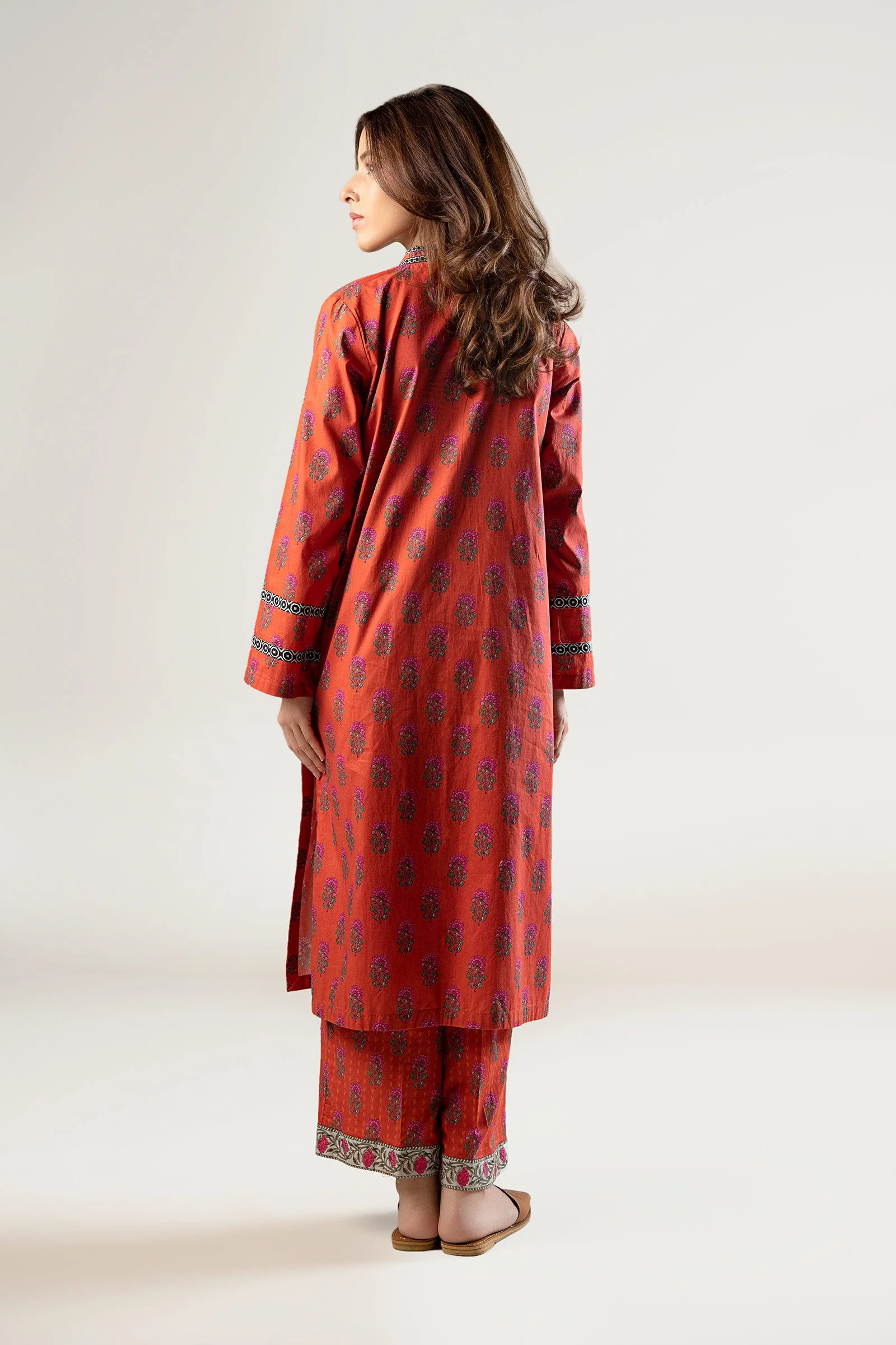 2 Pc Printed Cambric Suit - Image 6