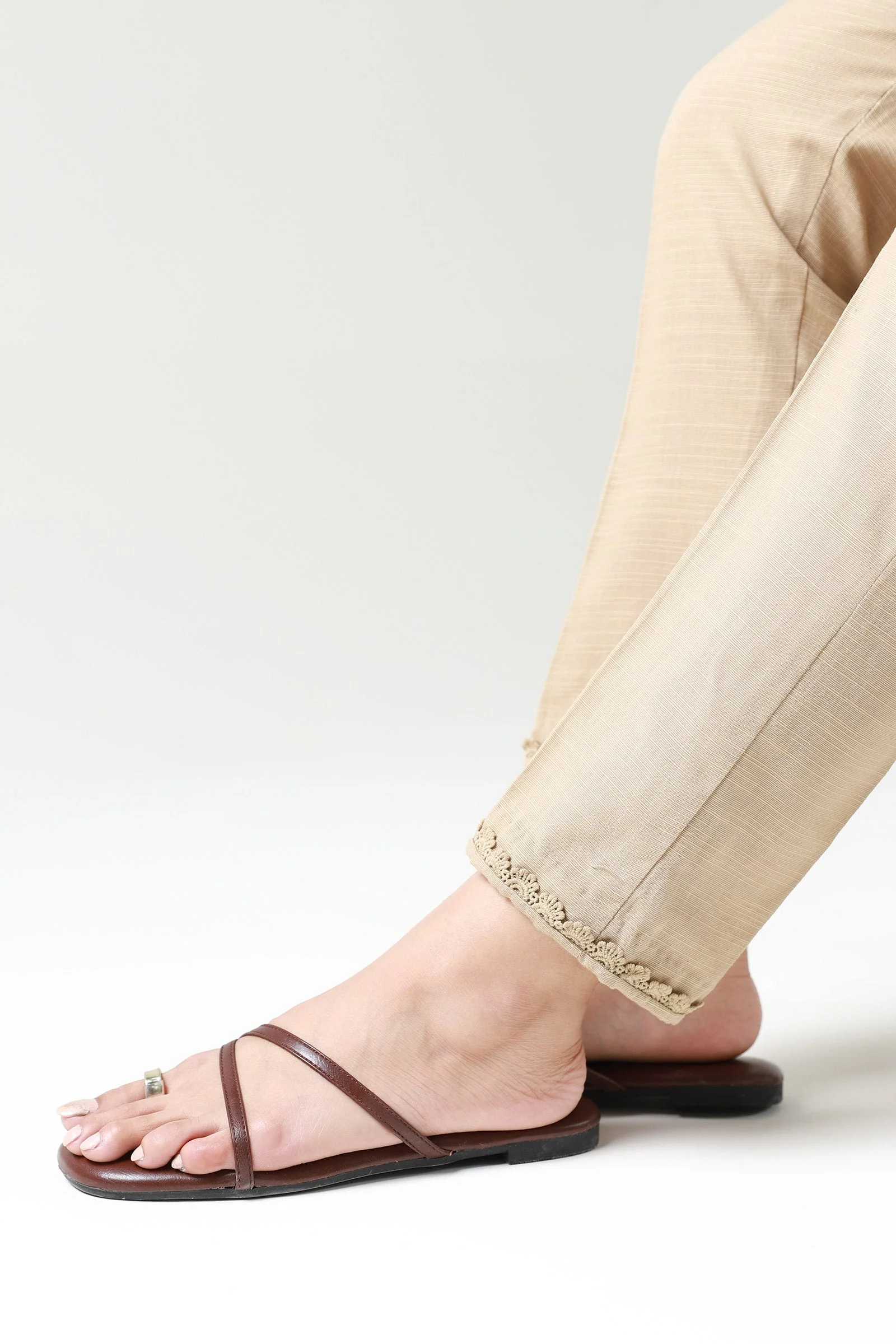 Dyed Khaddar Trouser - Image 2