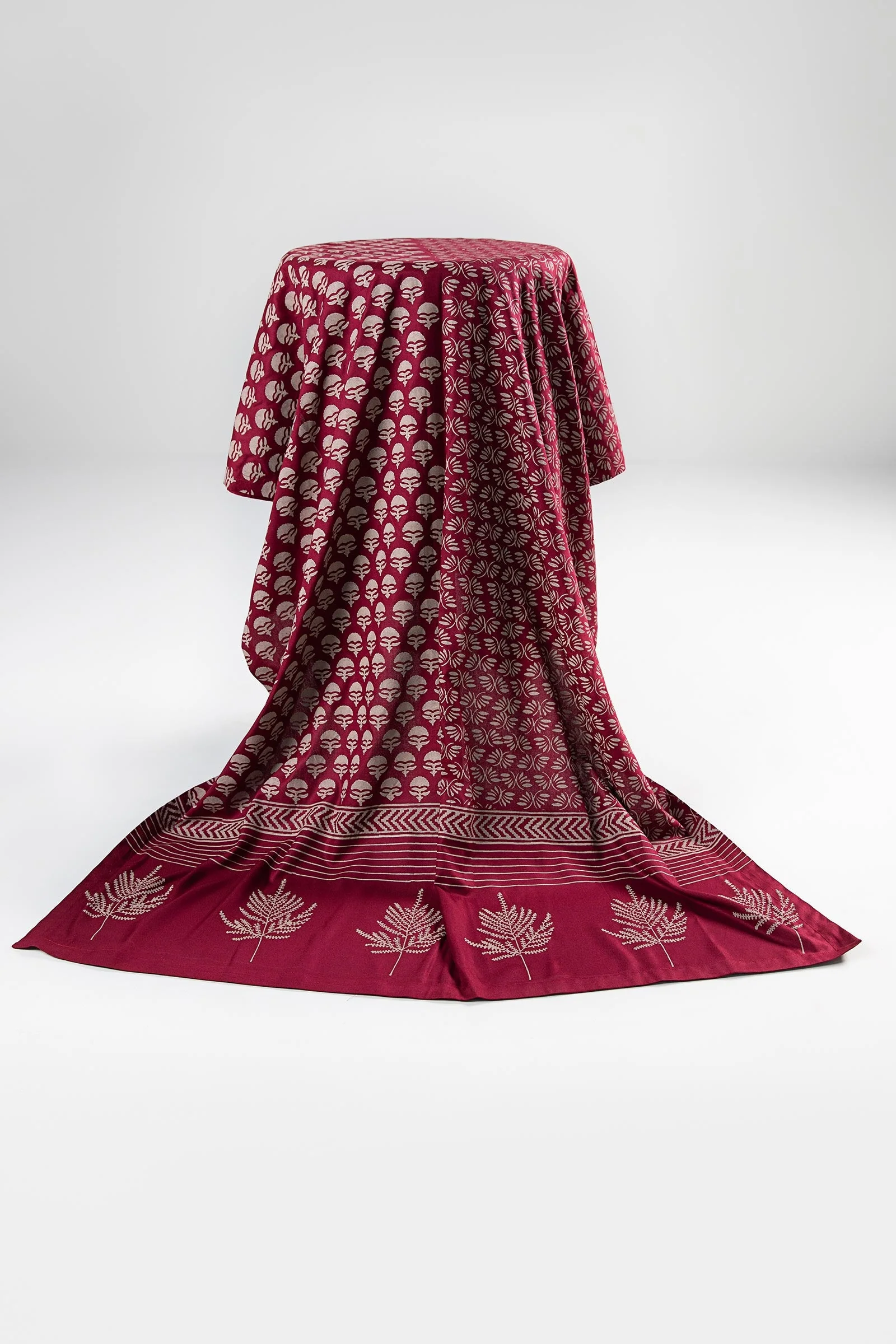 Printed Herringbone Shawl - Image 2