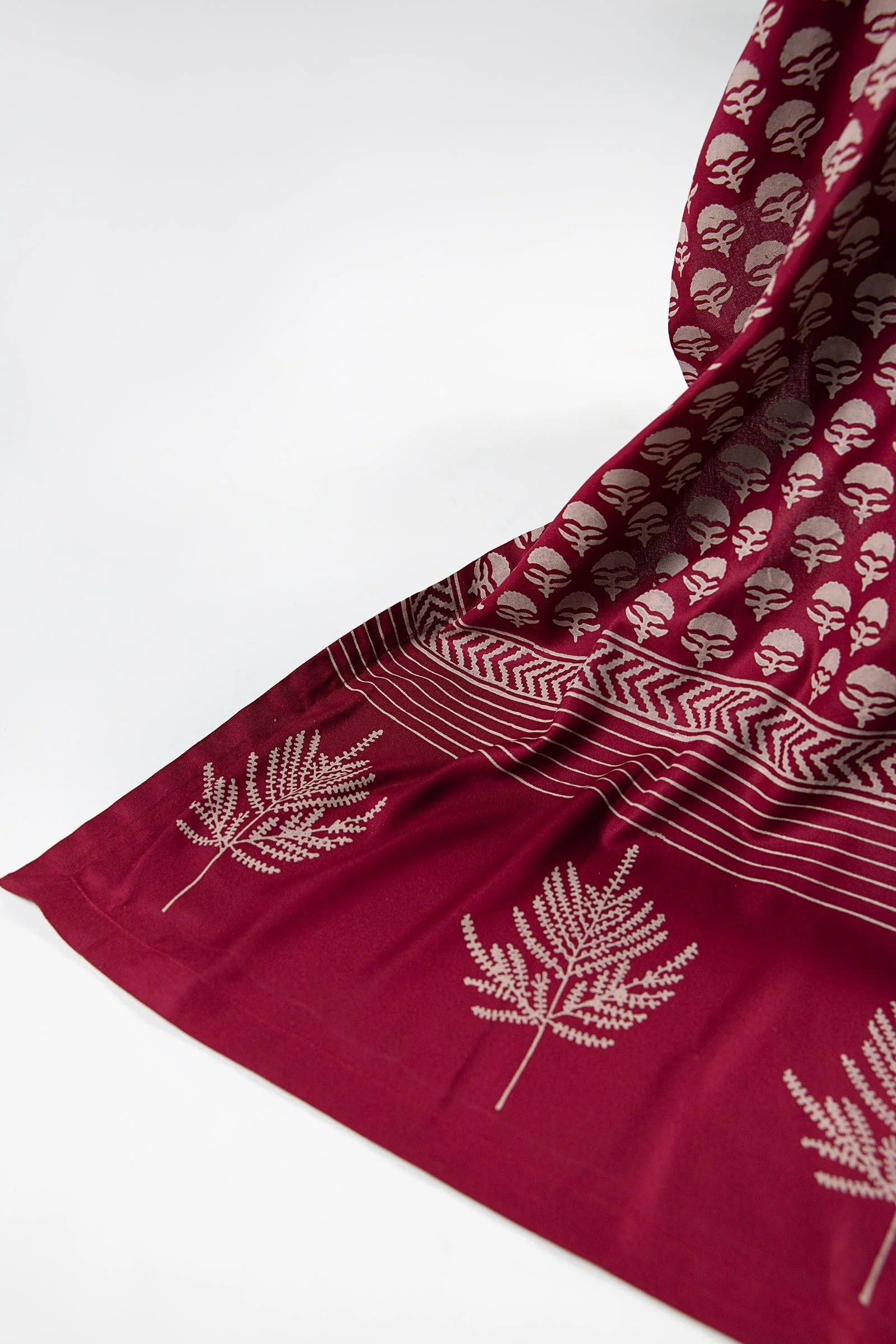 Printed Herringbone Shawl - Image 3
