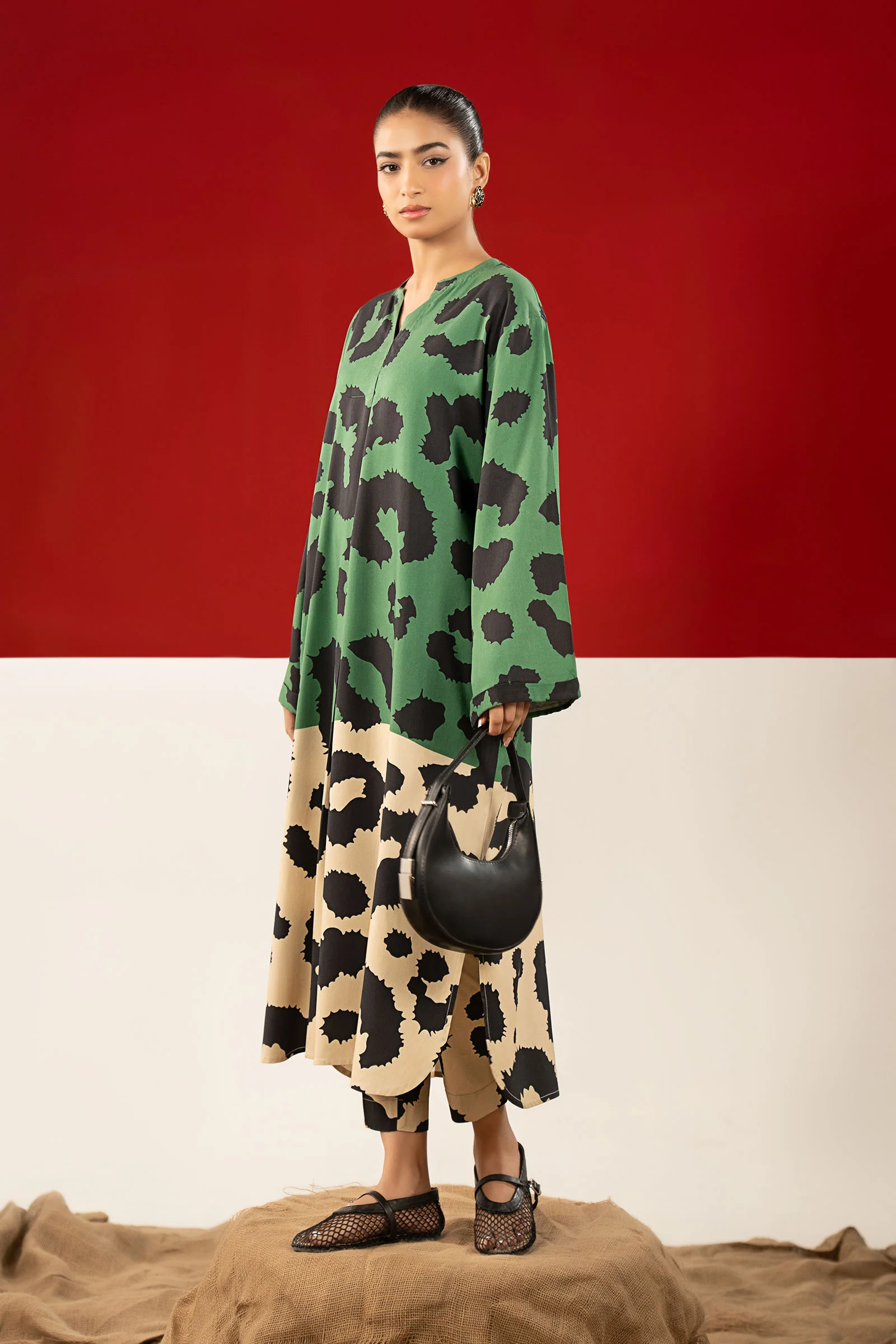 2 Pc Printed Twill Suit - Image 6
