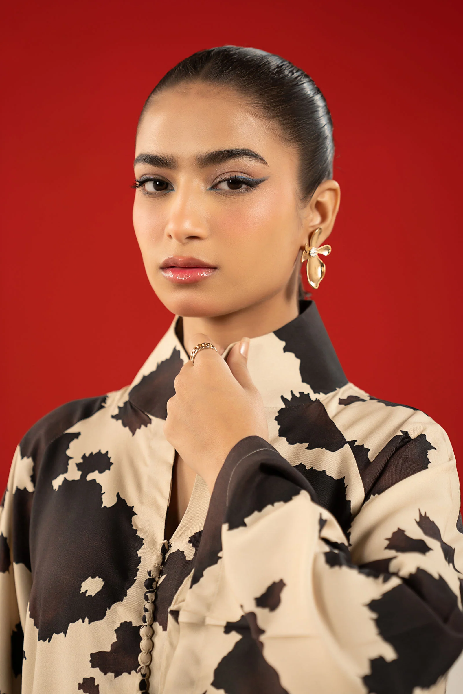 2 Pc Printed Twill Suit - Image 2