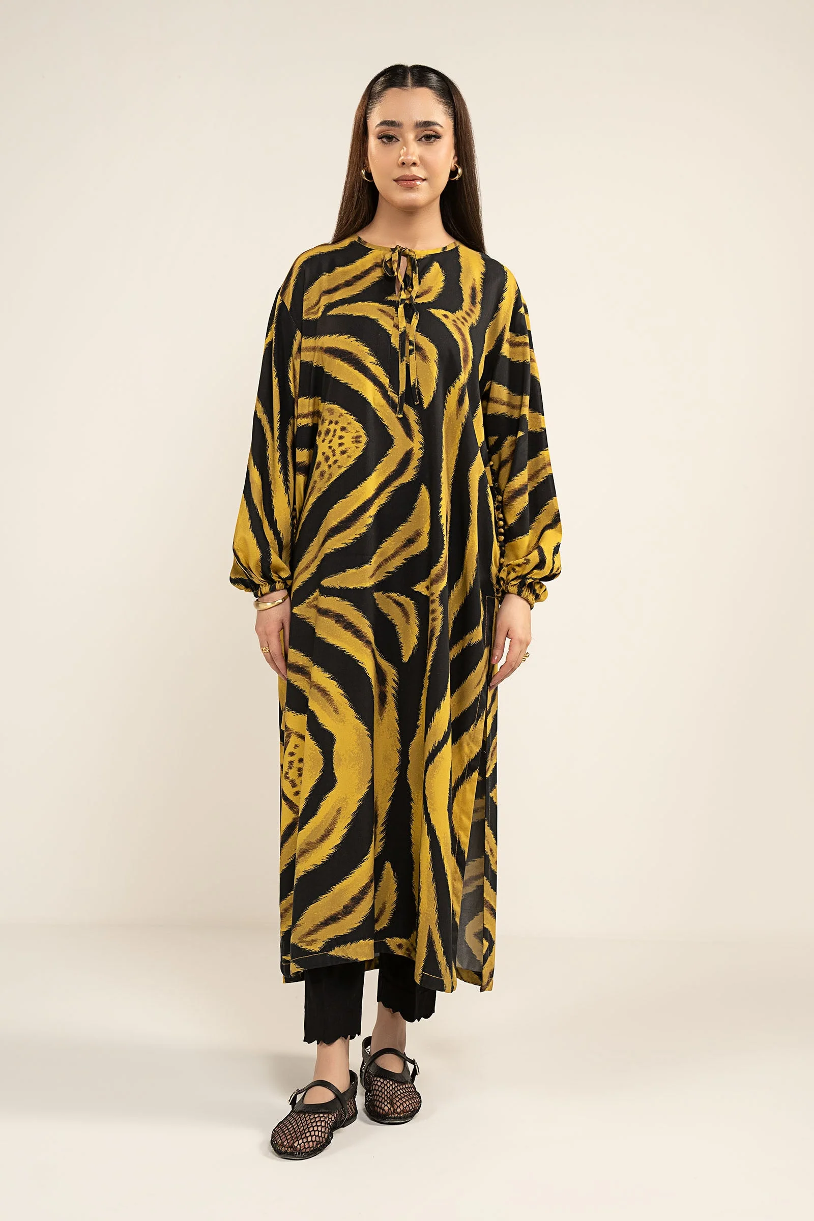 Printed Loose-Fit Shirt