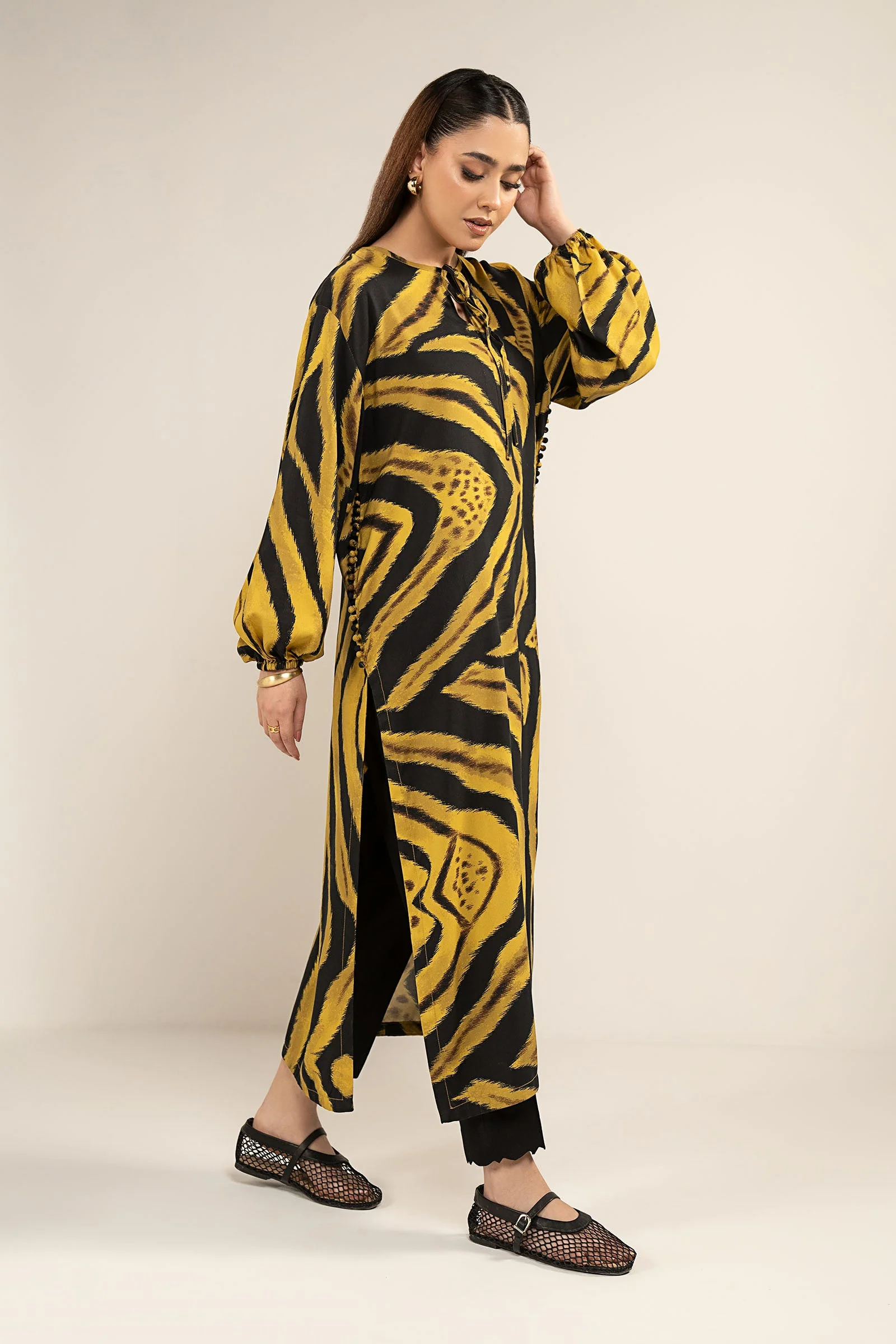 Printed Loose-Fit Shirt - Image 5