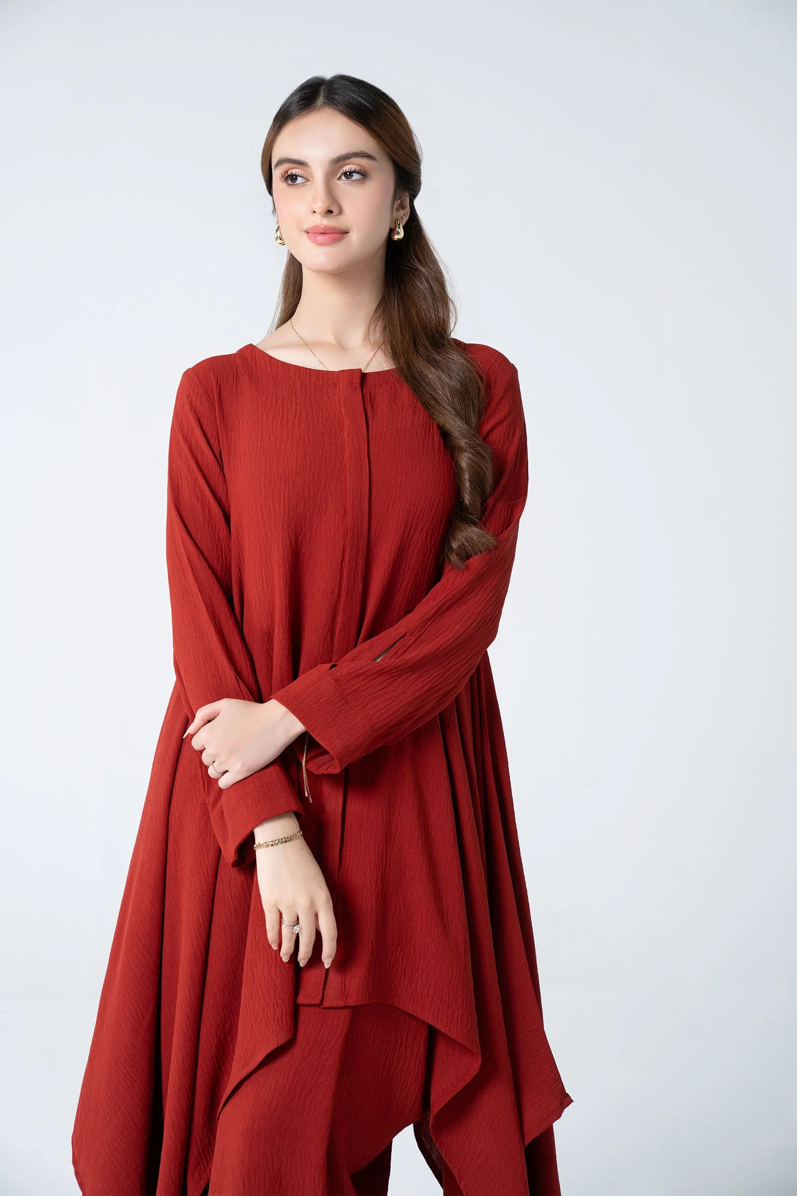 2 Pc Dyed Georgette Suit - Image 3