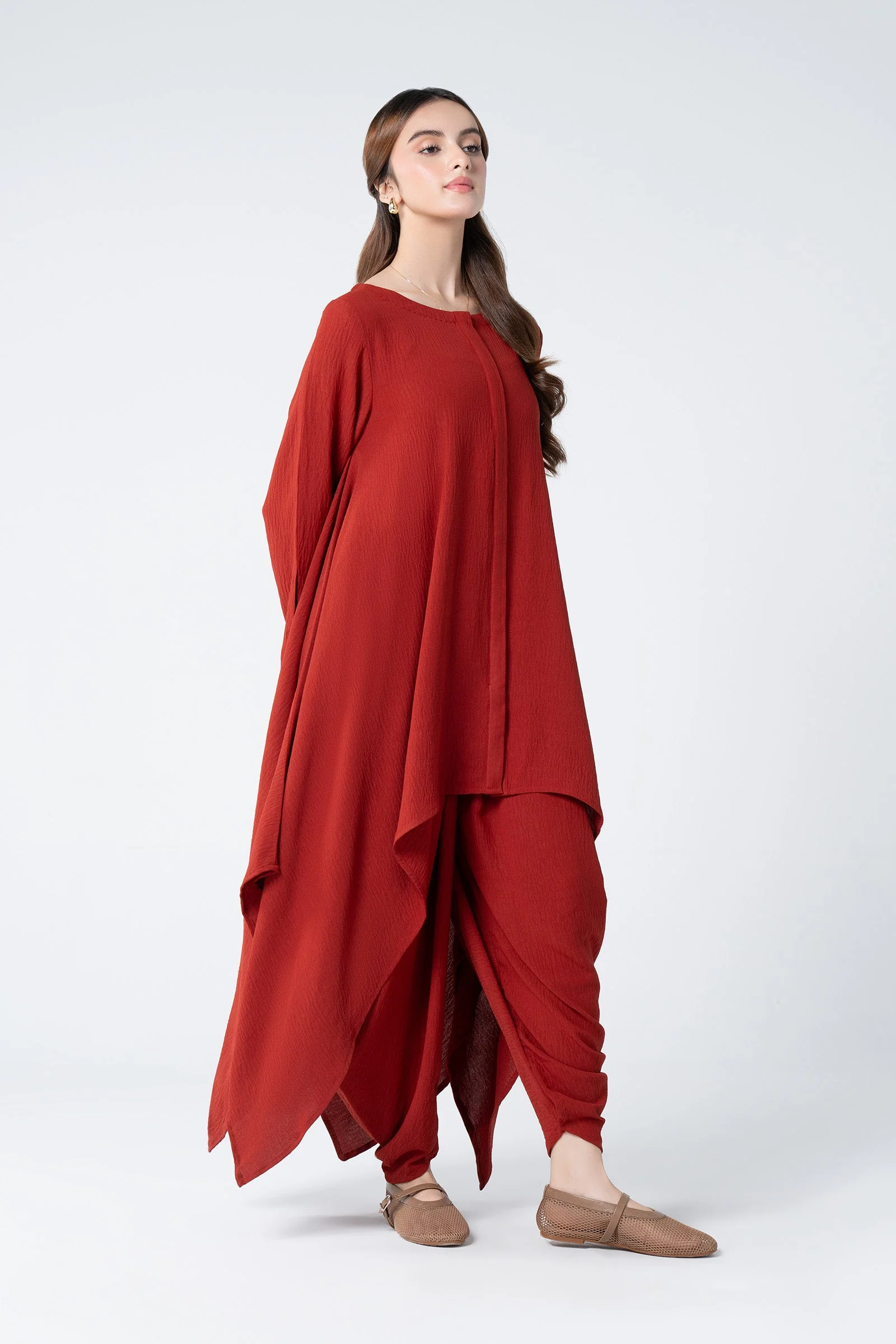 2 Pc Dyed Georgette Suit - Image 7