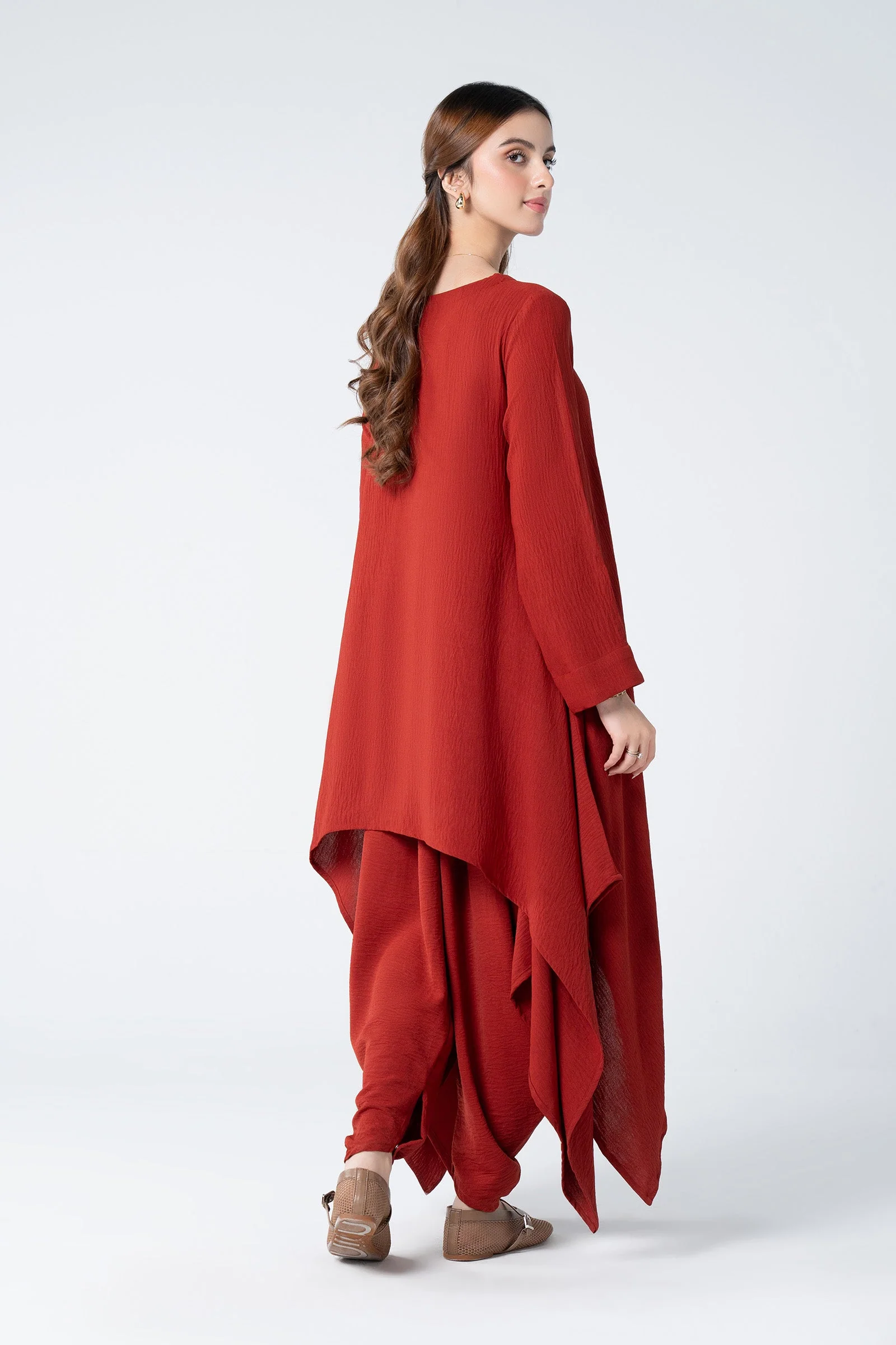 2 Pc Dyed Georgette Suit - Image 8