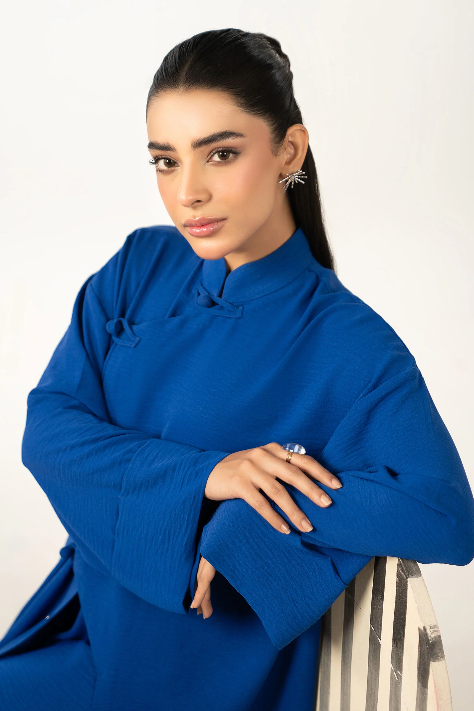 2 Pc Dyed Poly Viscose Suit - Image 5