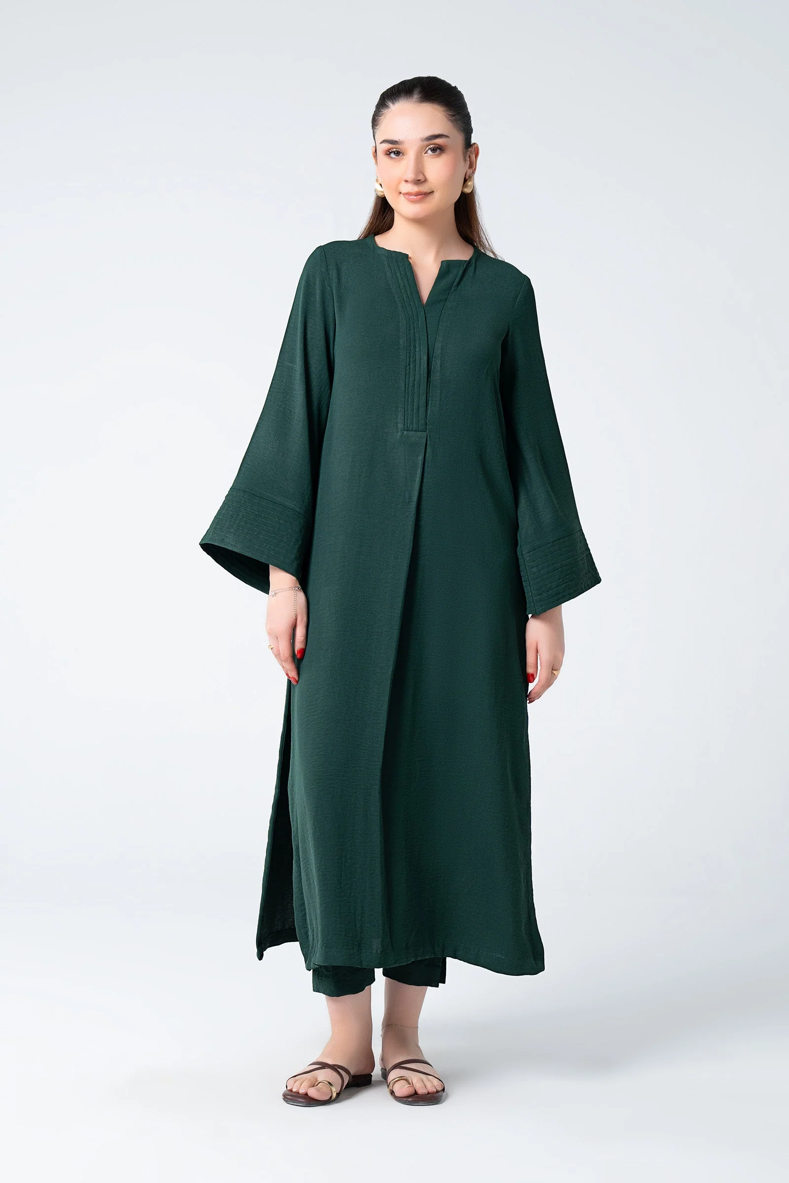 2 Pc Dyed Georgette Suit
