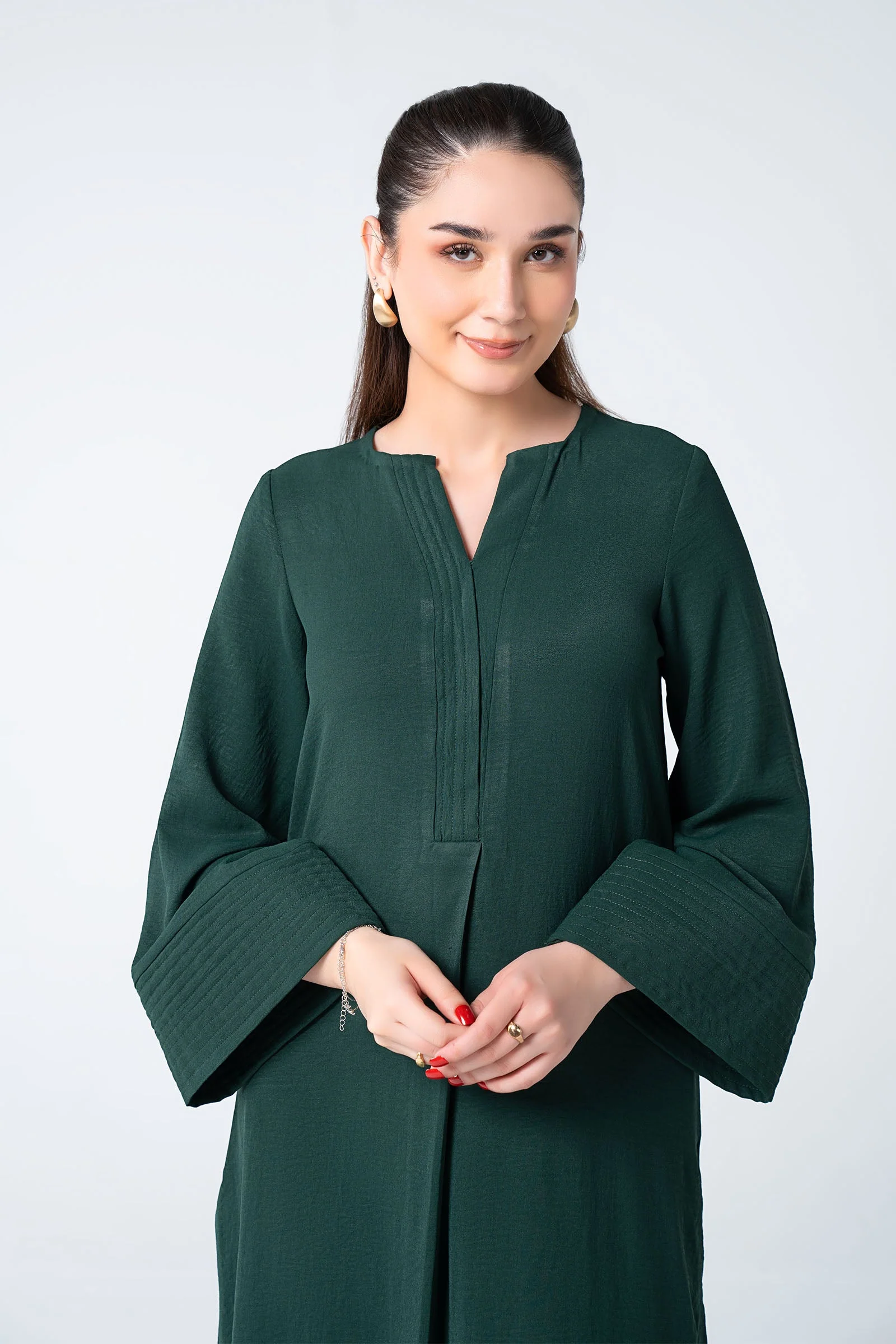 2 Pc Dyed Georgette Suit - Image 3