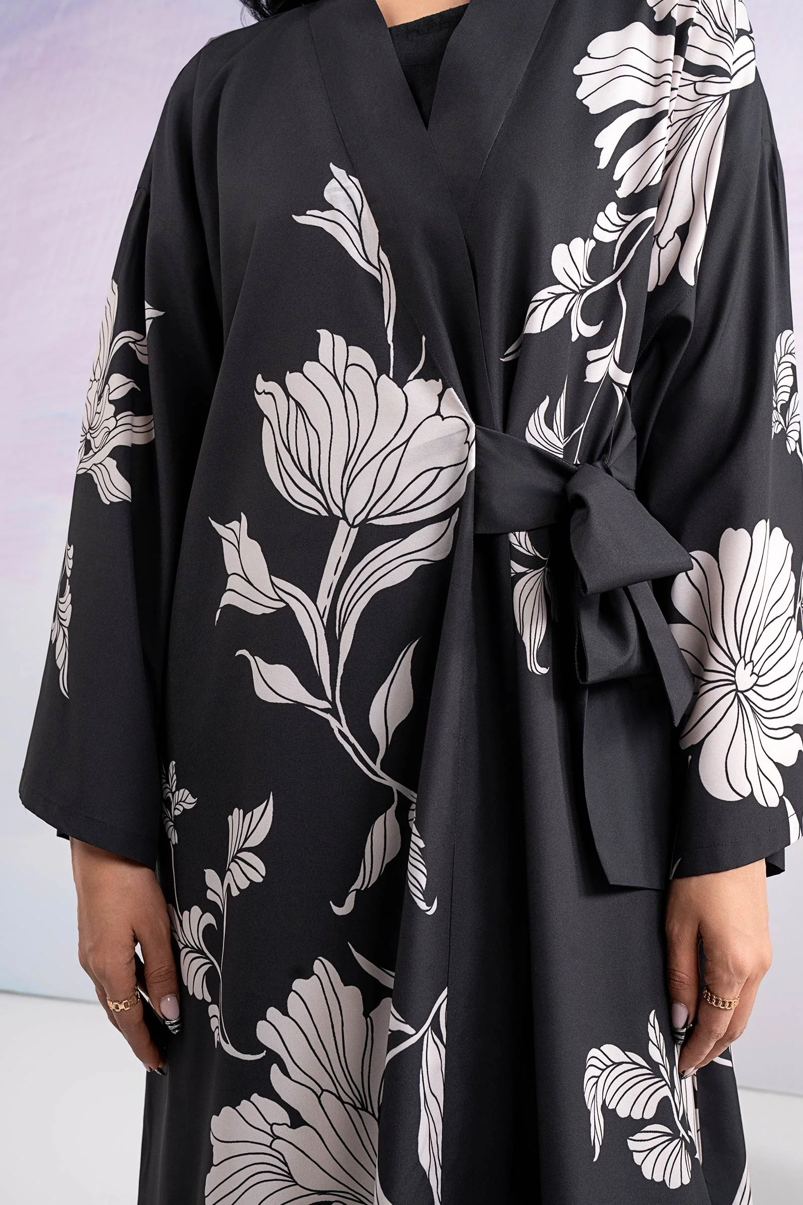 2 Pc Printed Crepe Suit - Image 4
