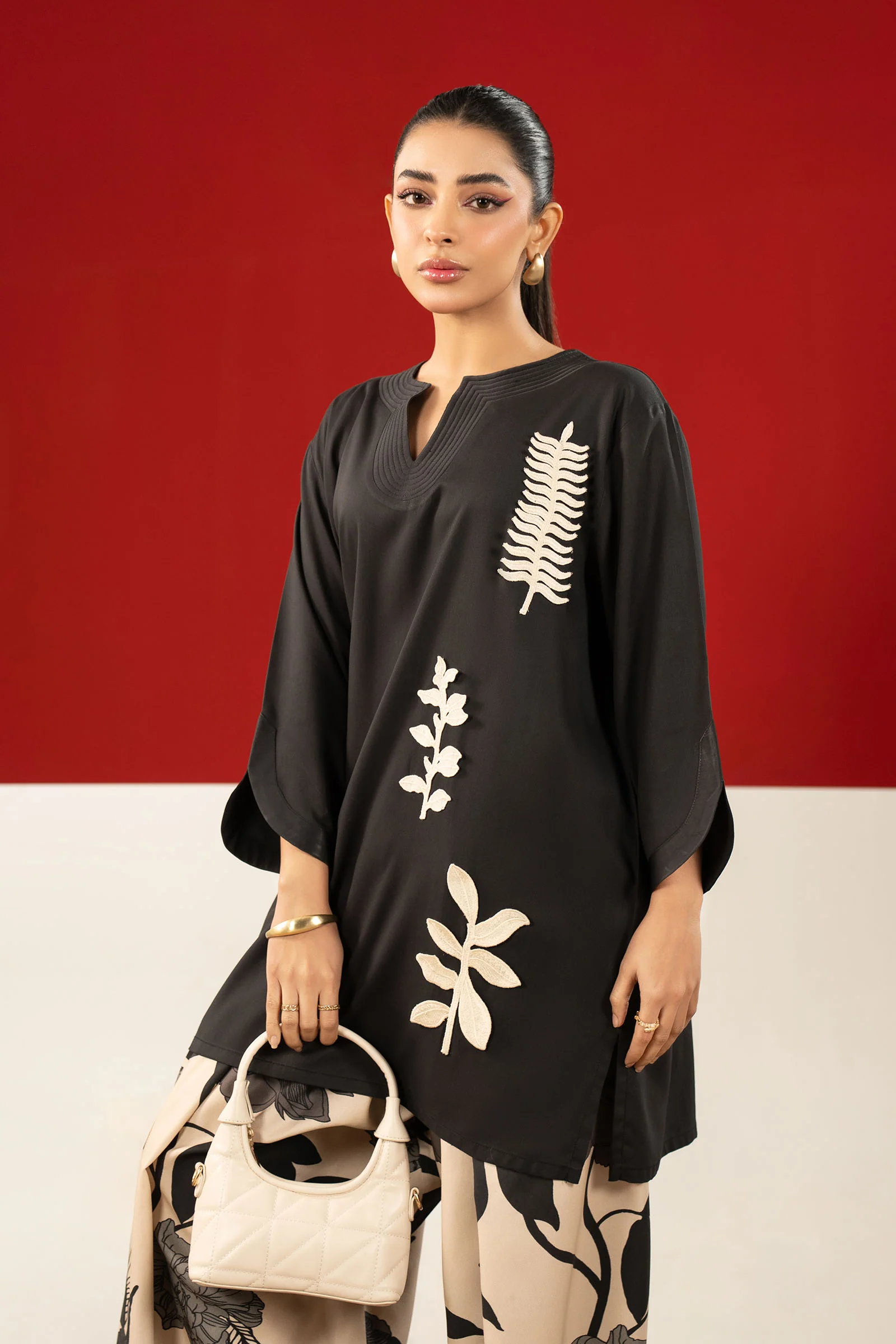 2 Pc Embroidered Twill Suit - Image 3